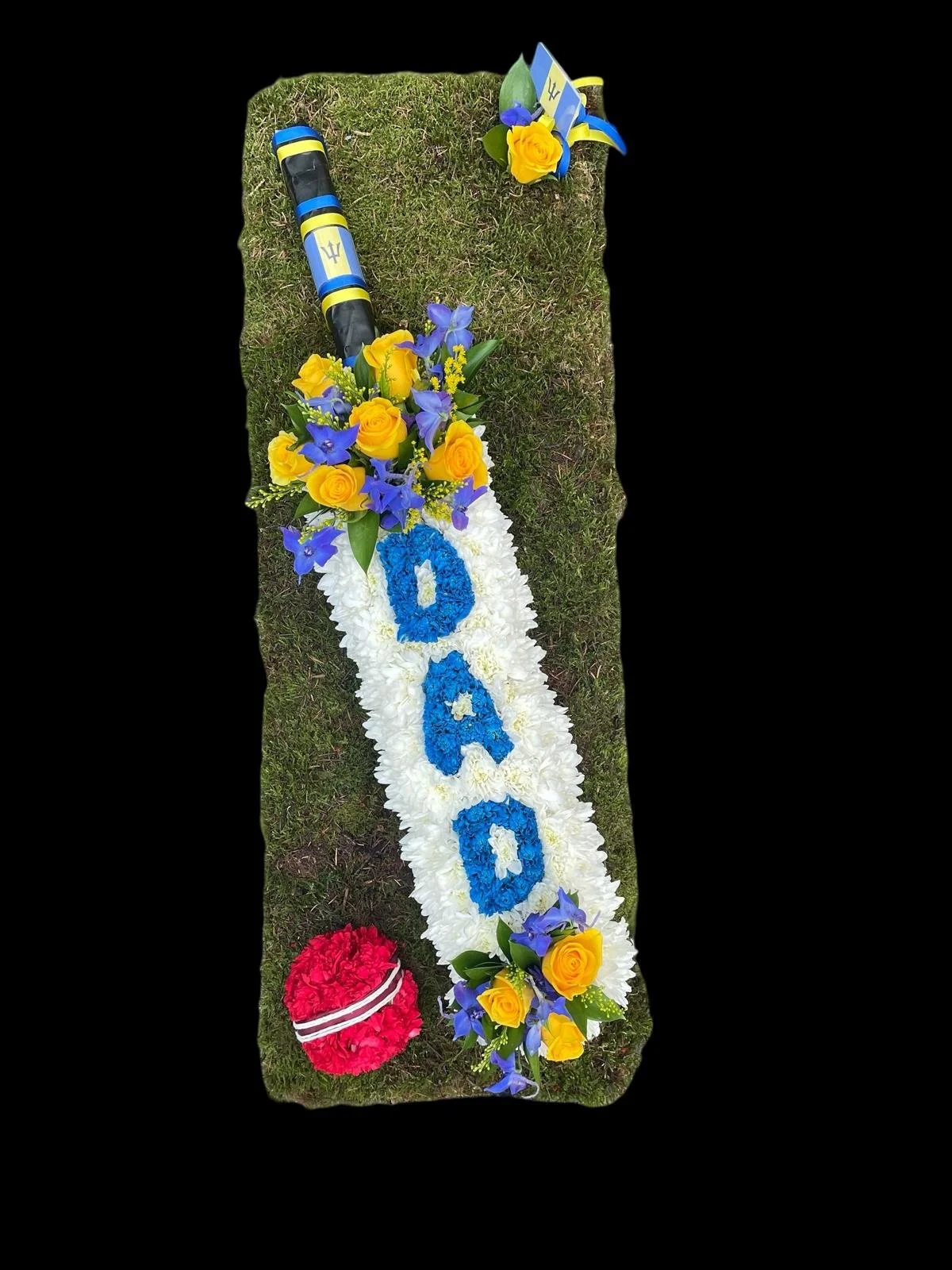 Cricket Bat Floral Tribute