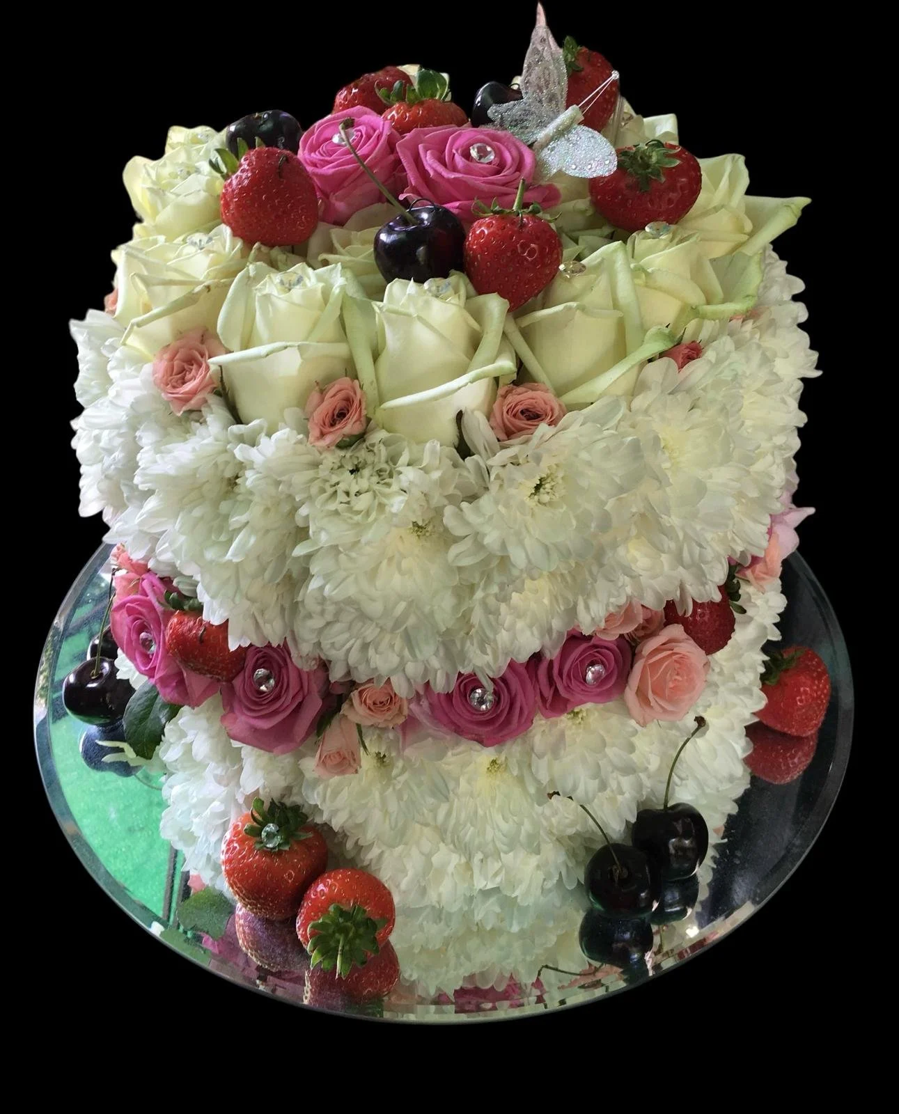 Gateaux (Cake) Floral Tribute