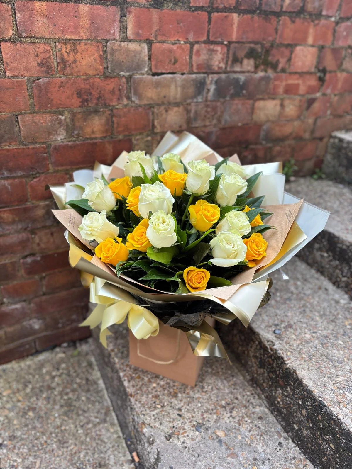Hand Tied Roses Bouquet