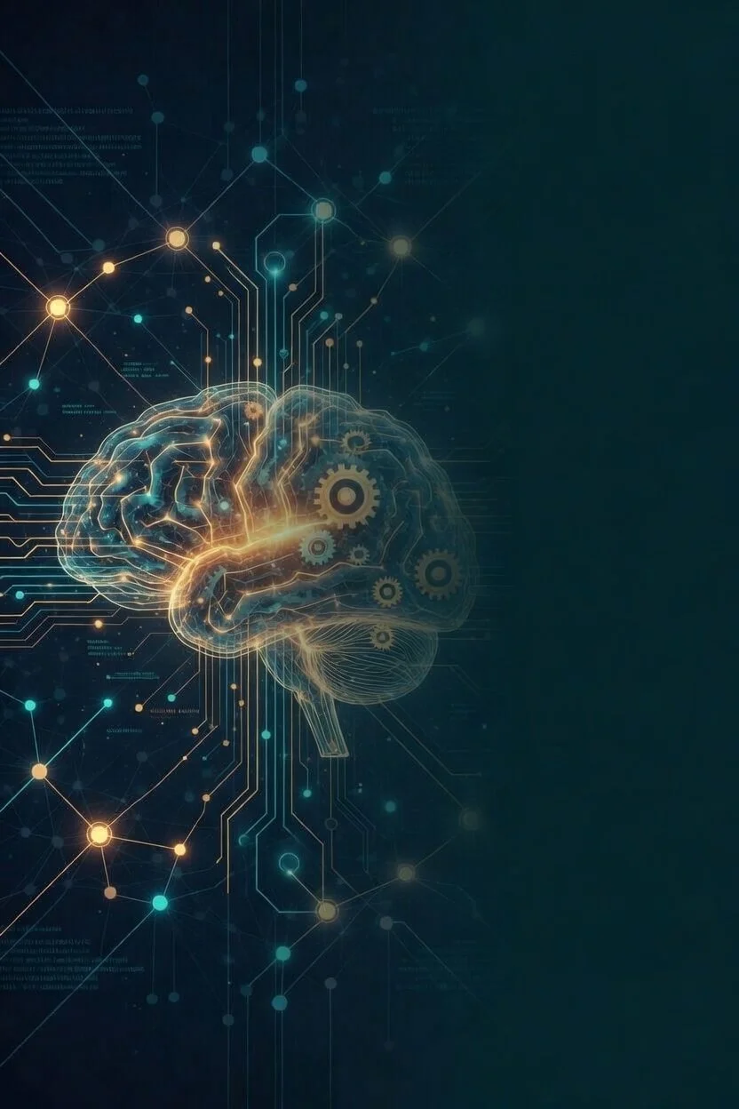 Neural pathways and behaviour patterns illustration, representing how thinking systems are formed and how they can be changed through psychology.
