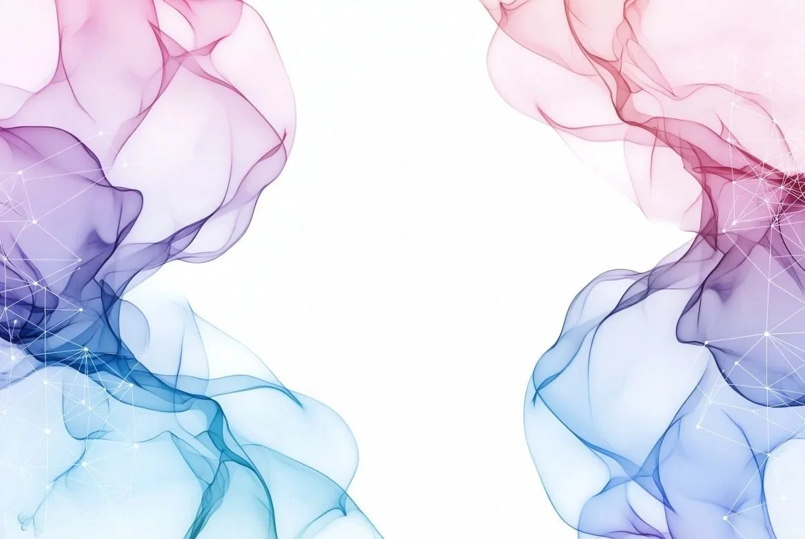 Emotional states and thought processes illustration, representing internal psychological change, clarity and improved mental regulation.