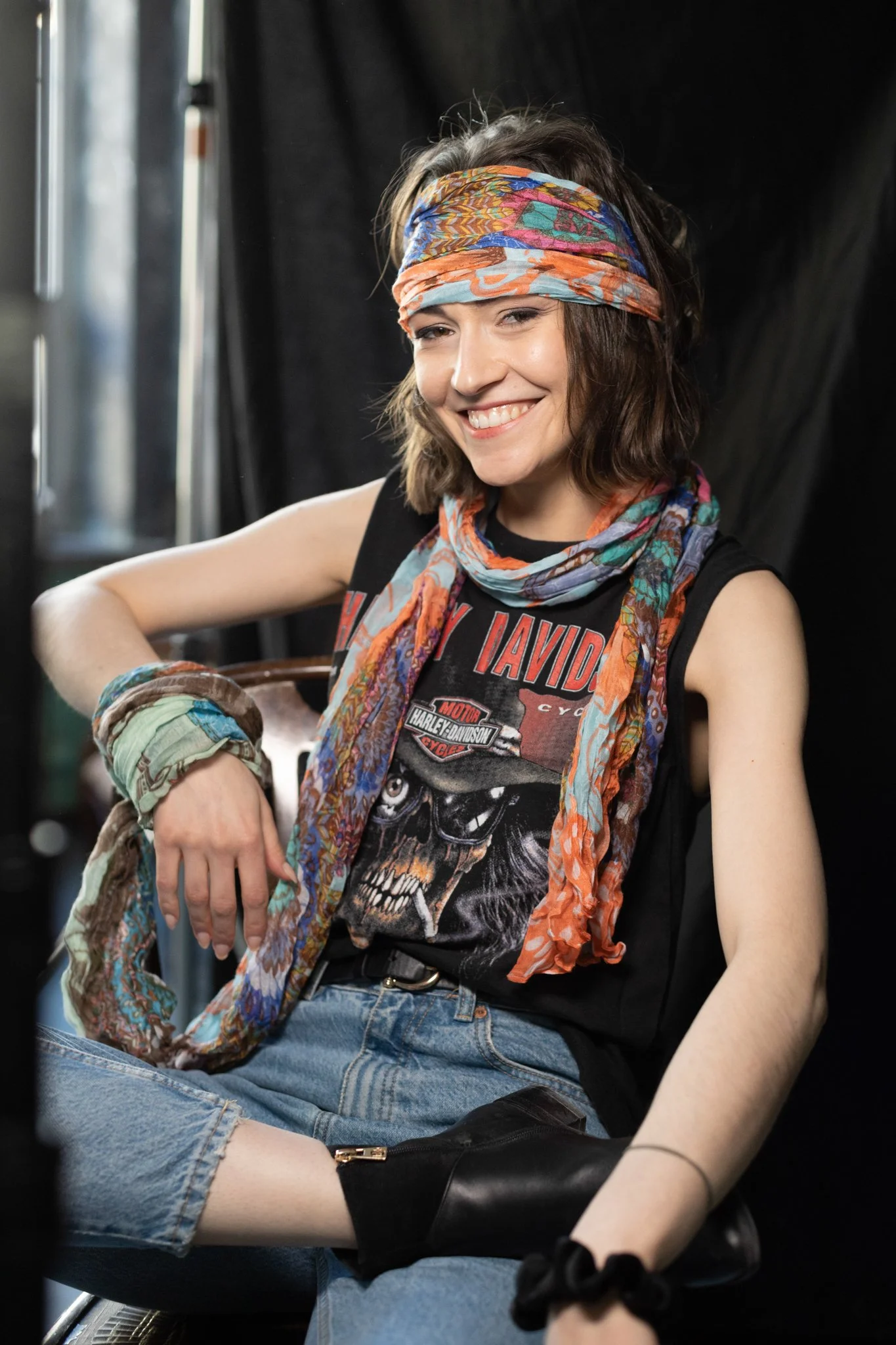 Color portrait photography celebrates natural tones, light, and emotion, capturing personality through rich colors and subtle nuances.