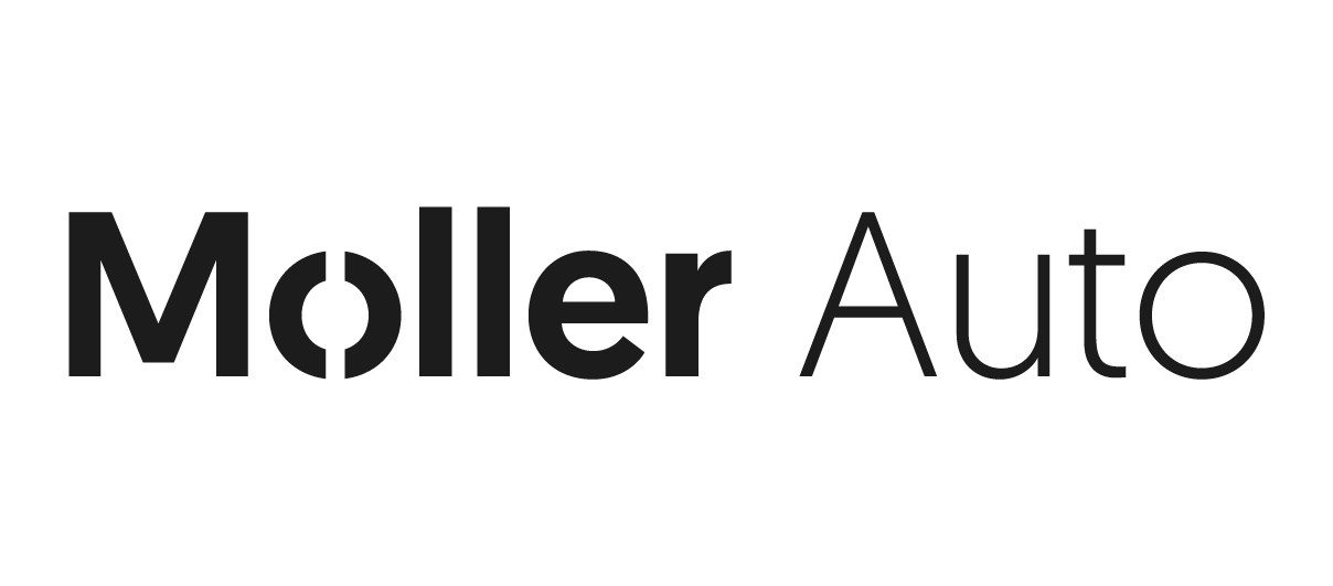 The logo of Moller Auto with a black background and white text.