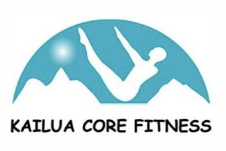 Kailua Core Fitness logo with mountain design and climber silhouette, associated with training influences at UruPilates by Zohreh Ellison for Pilates in Punta Del Este.