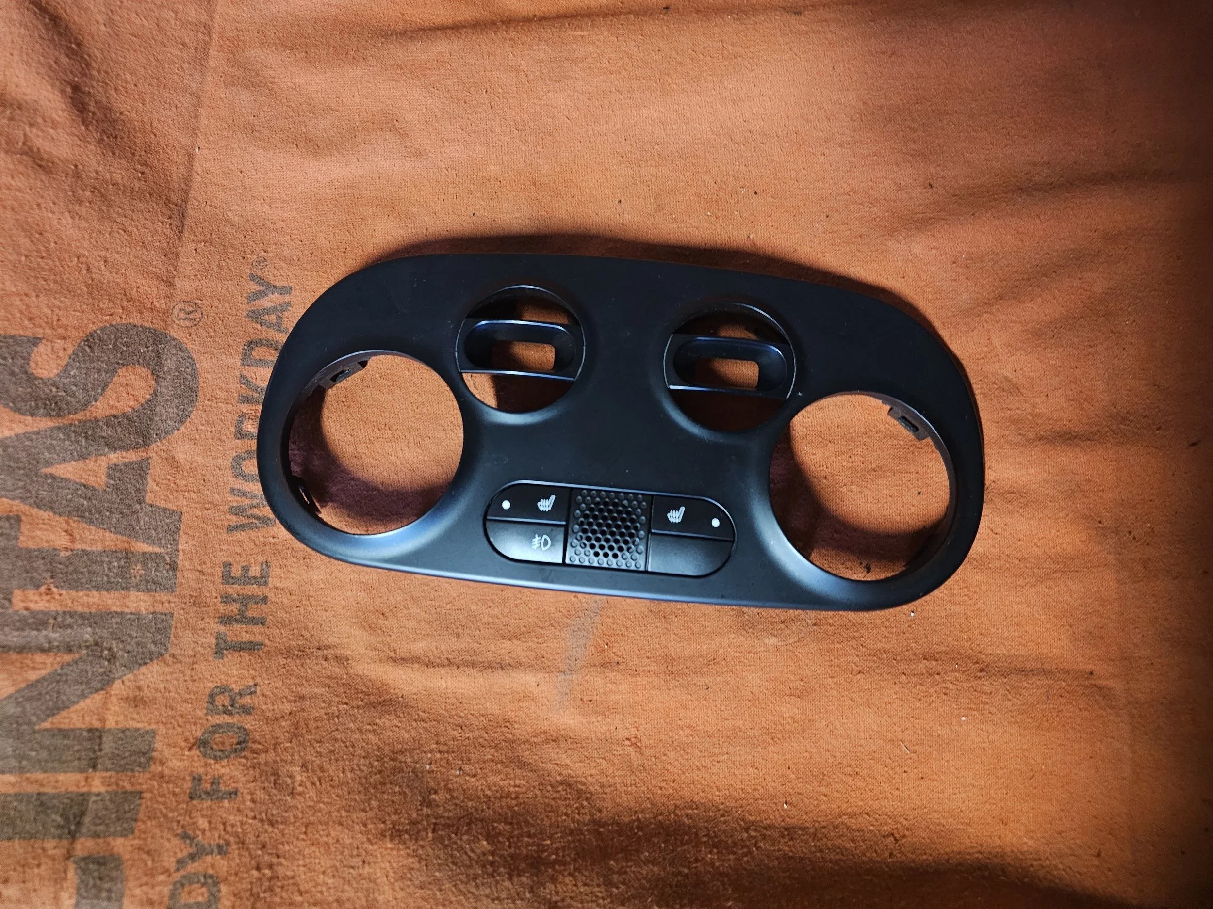 Fiat 500 Digital Climate Control Panel Cover