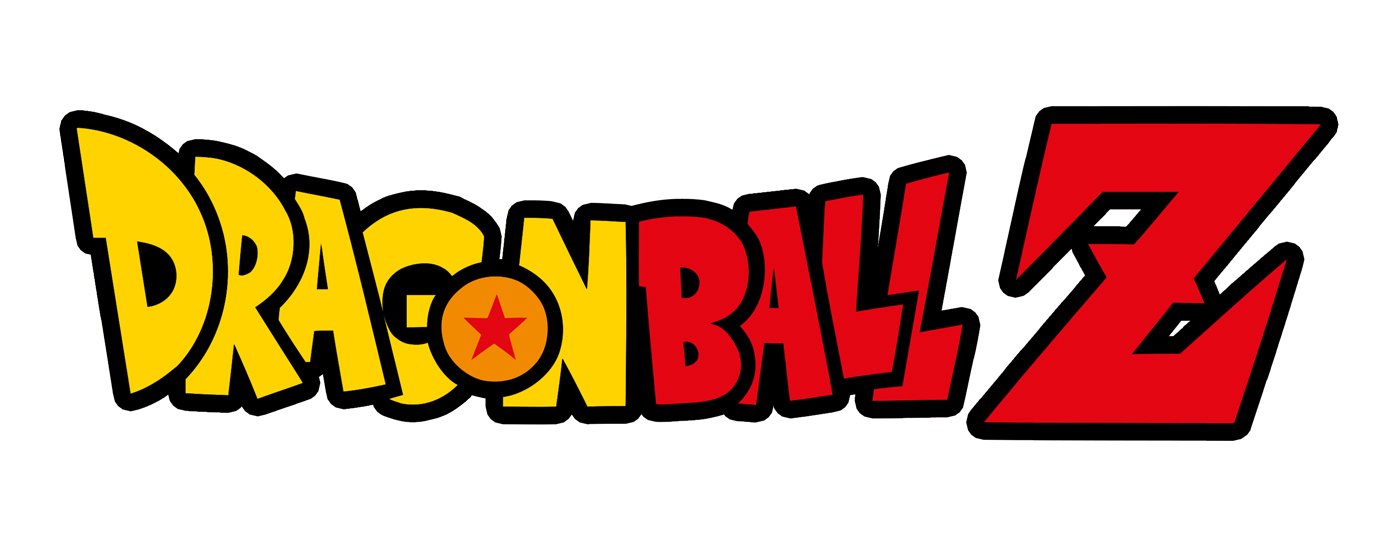 Logo of the anime series Dragon Ball Z with bold yellow and red lettering and a star in a circle.