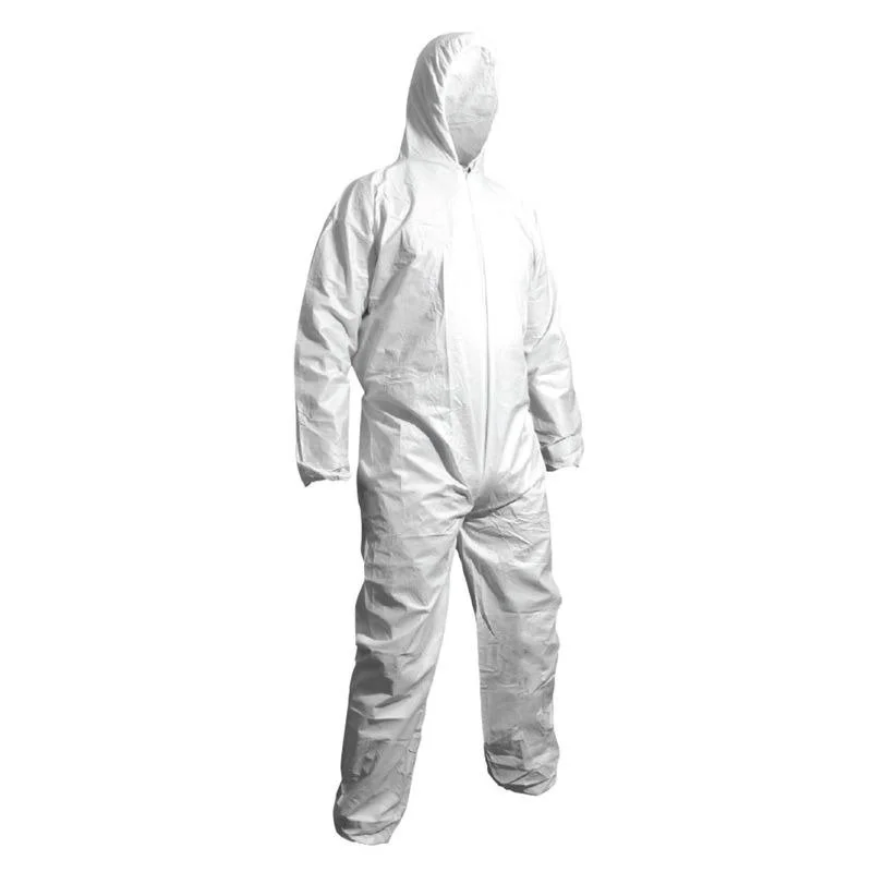 BUFALO Buzo Desechable Blanco Coverall Ultra Ligero