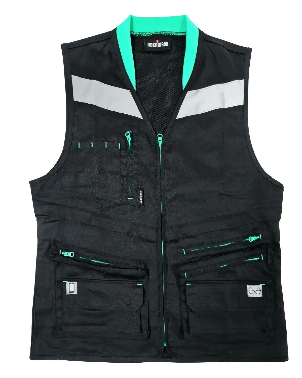 UBERMANN Chaleco Geólogo Patriot Mujer Azul