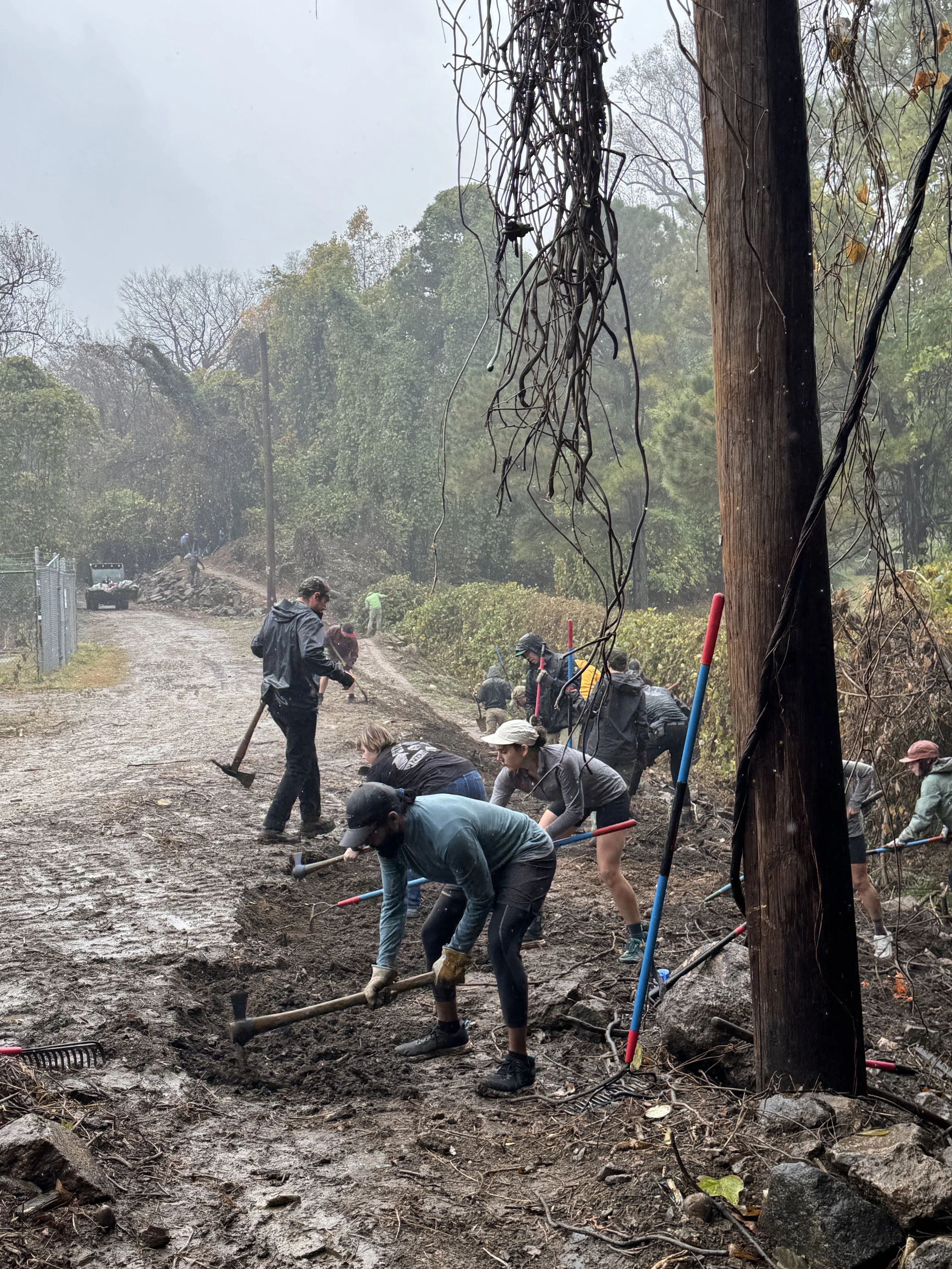 Volunteer group working to build community trails in RVA