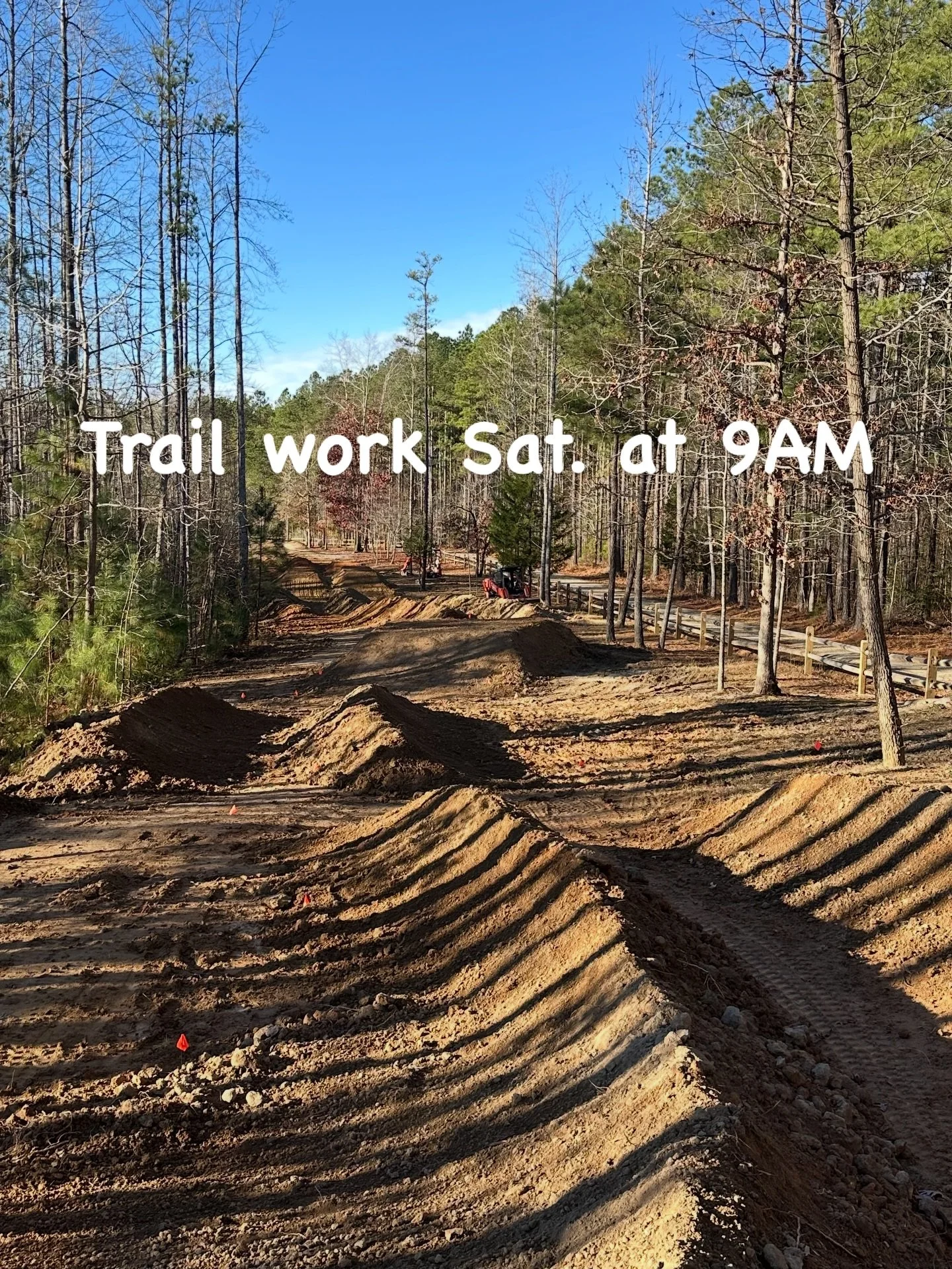 Ready to work off that Thanksgiving feast?Work has begun on a project to make this course a better dual slalom design. Volunteers will help with dirt work and some clean up.

Meet up at the entry road at the back corner of the Loop Forest Parking lot
