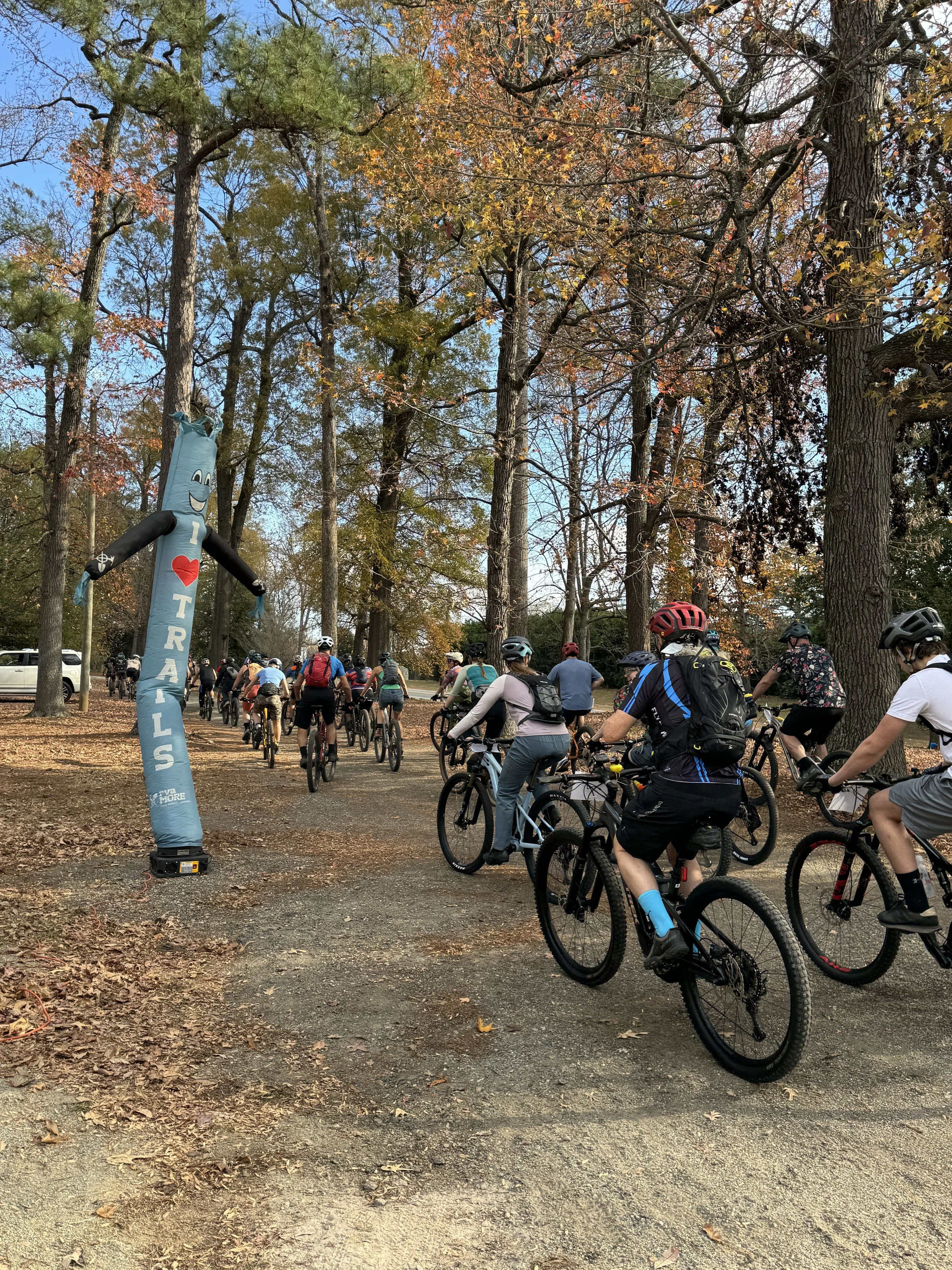 Tour de Fall Line participants