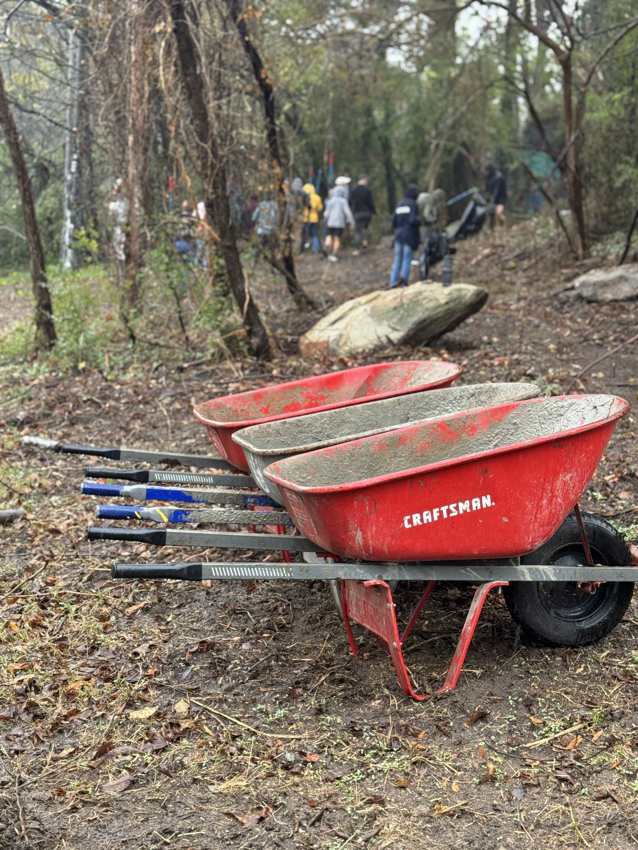 trail work tools for richmond volunteers