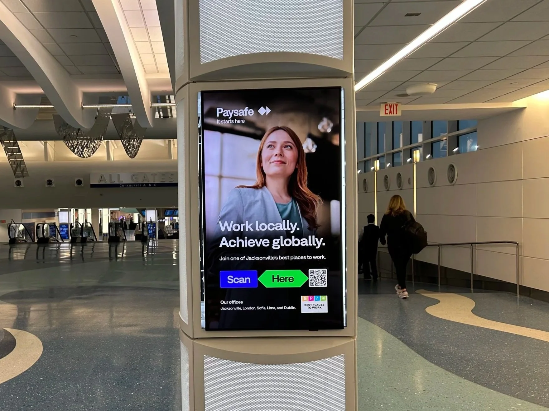 Jacksonville International Airport Advert