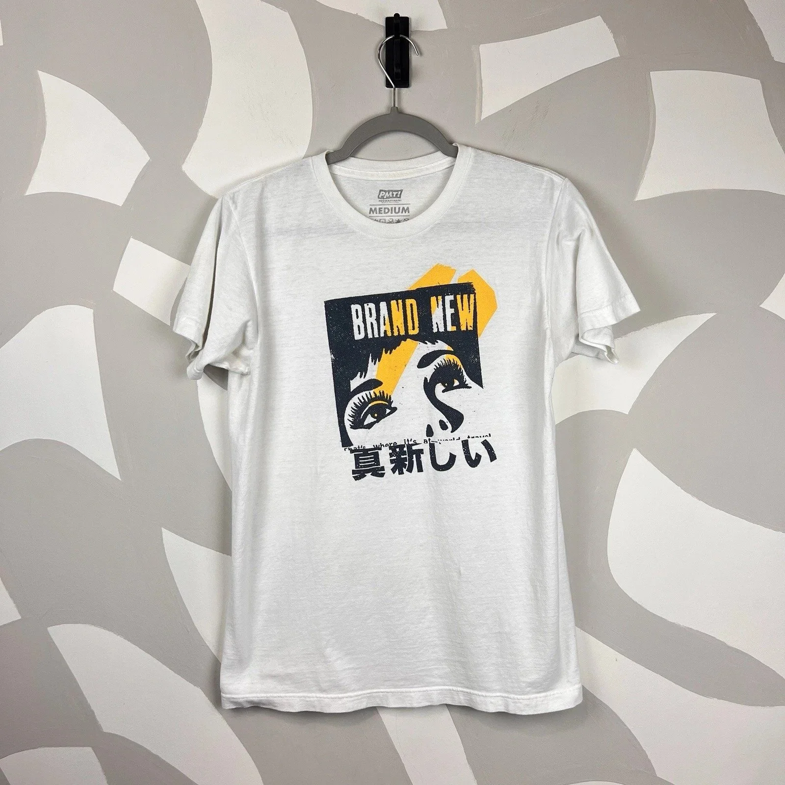 Brand New Band Jesse Lacey 2017 Science Fiction Japanese Text T-Shirt | FLAW | M