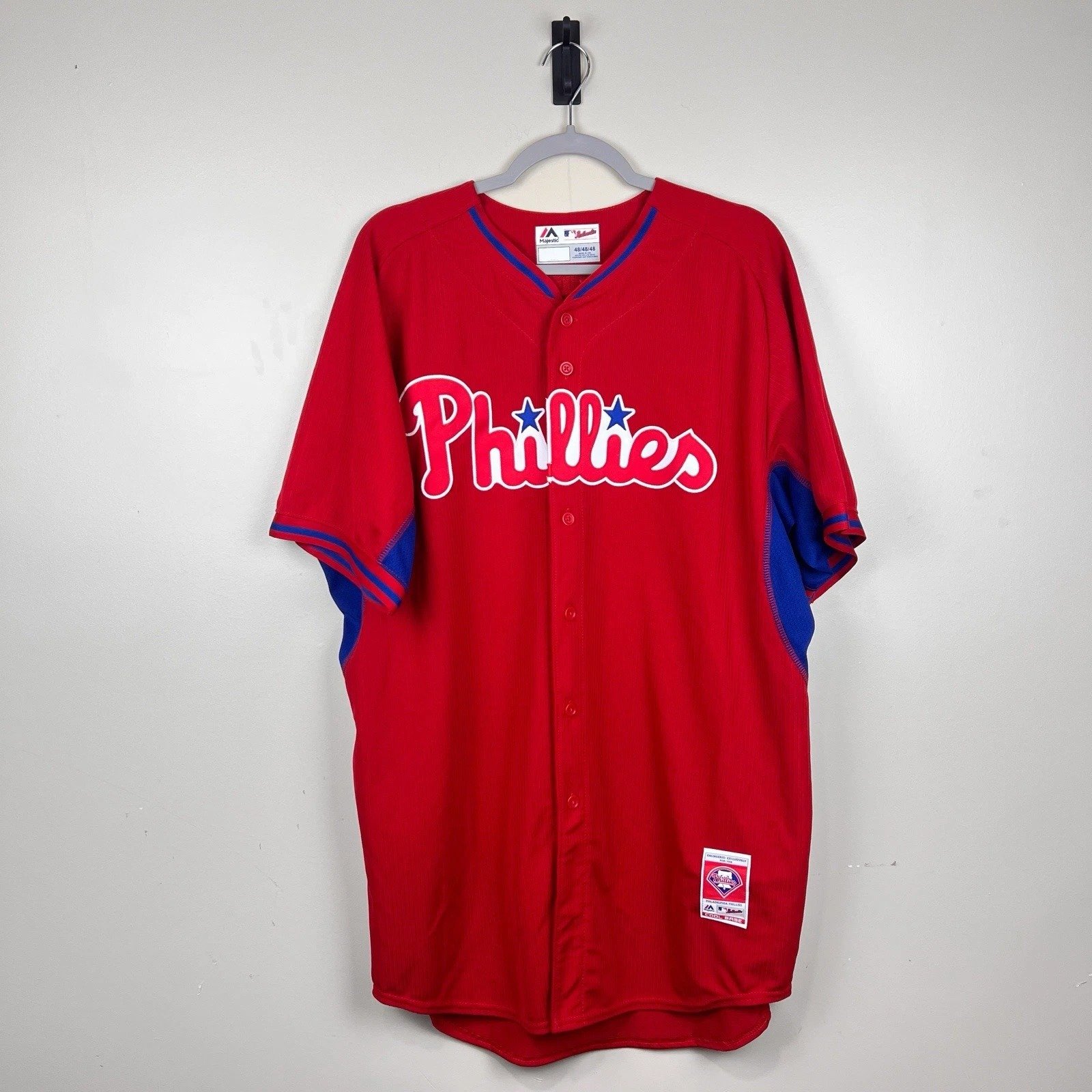 Philadelphia Phillies Team-Issued Authentic Jersey NUMBERS AND NAME REMOVED | 48