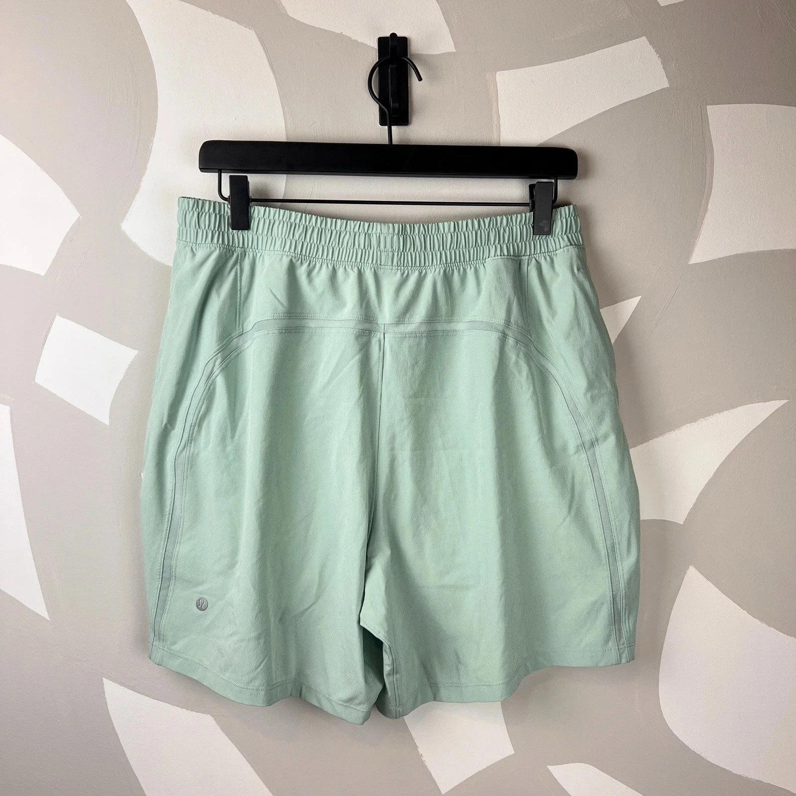 Lululemon Pacebreaker Sage Green Lined Running Shorts | L
