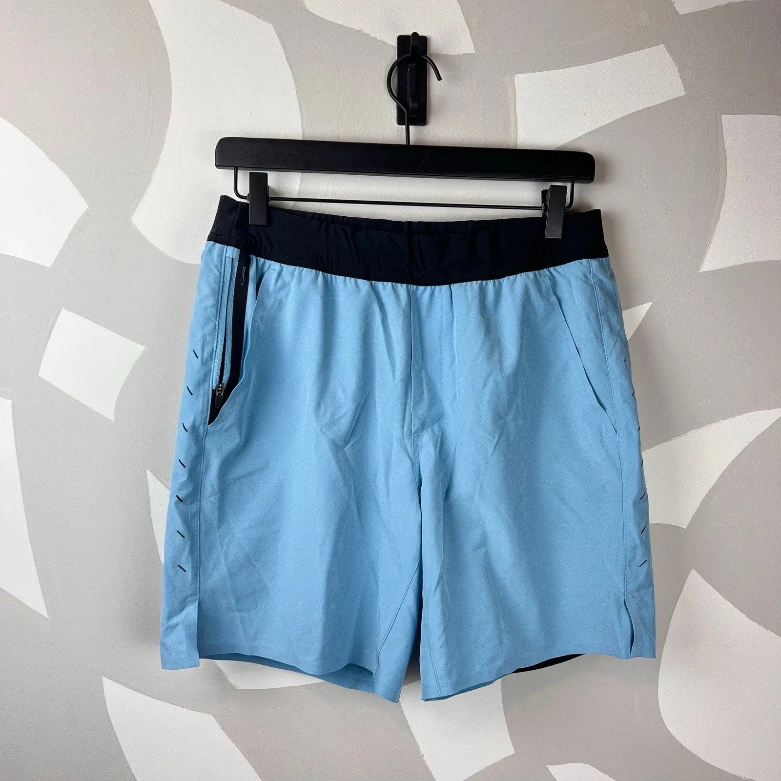 Ten Thousand Interval Lined Running Shorts Light Blue | M