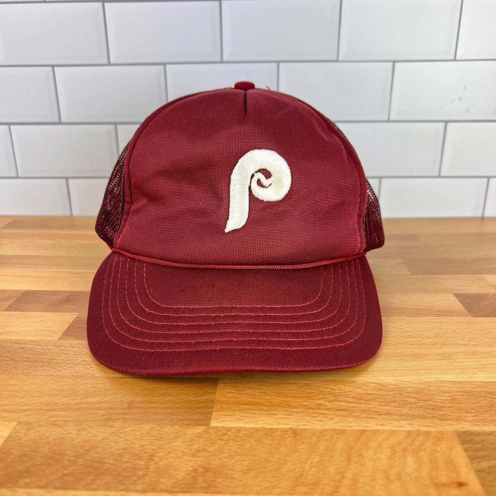 Vintage Philadelphia Phillies Foam Front Snapback Trucker Hat
