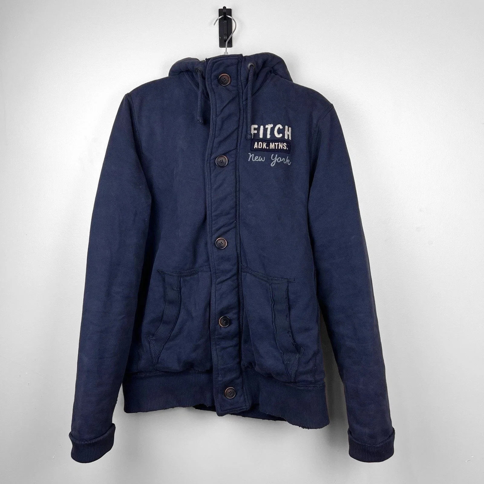 Y2K Abercrombie & Fitch Hough Peak Sweatshirt Jacket | XL