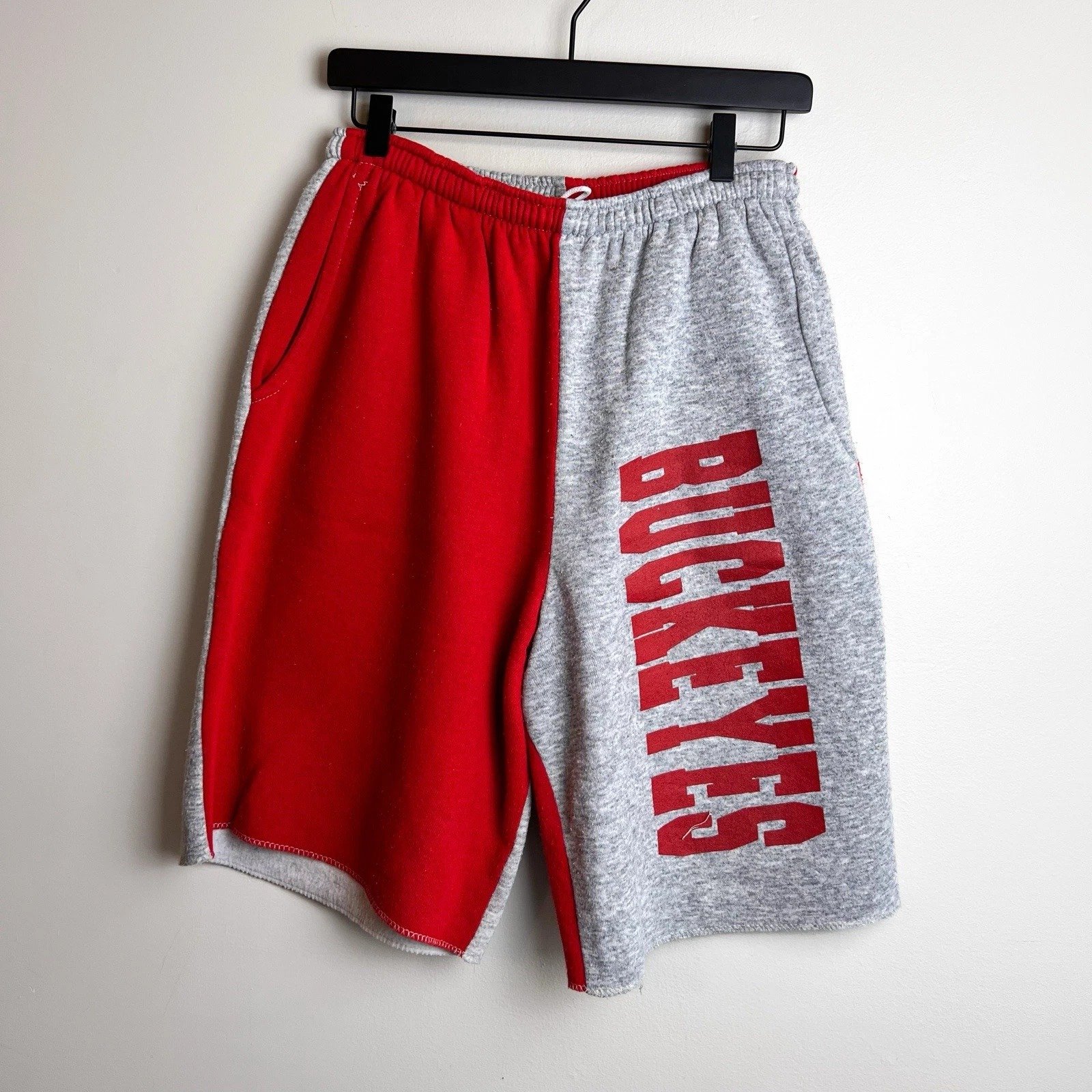 Vintage 1990's Ohio Buckeyes Drawstring Athletic Sweat Shorts | XL