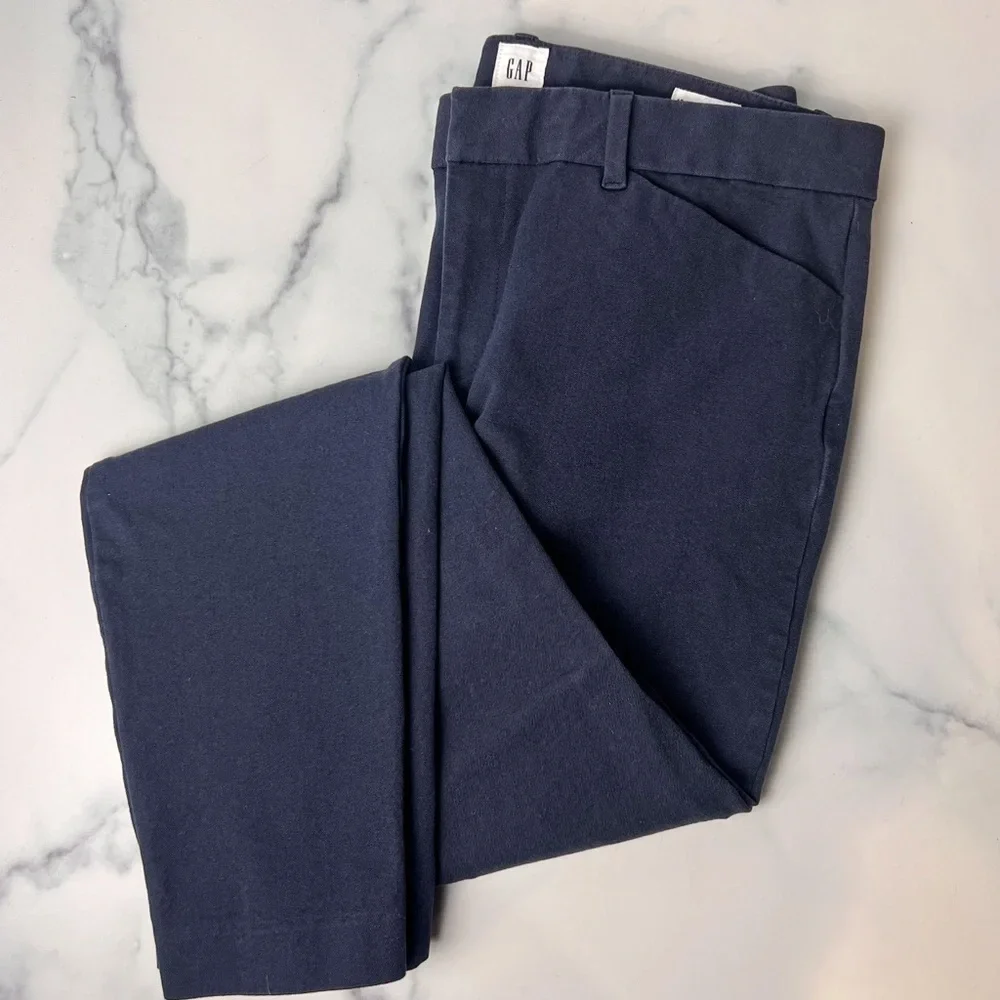 Gap Signature Skinny Ankle Dress Pants in Navy