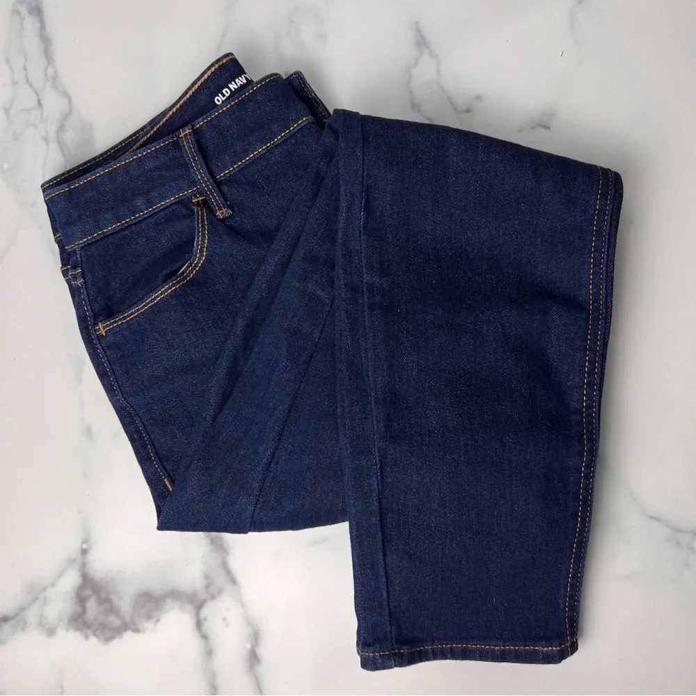 Old Navy Dark Wash High Rise Wow Super Skinny Jeans | 8 Short
