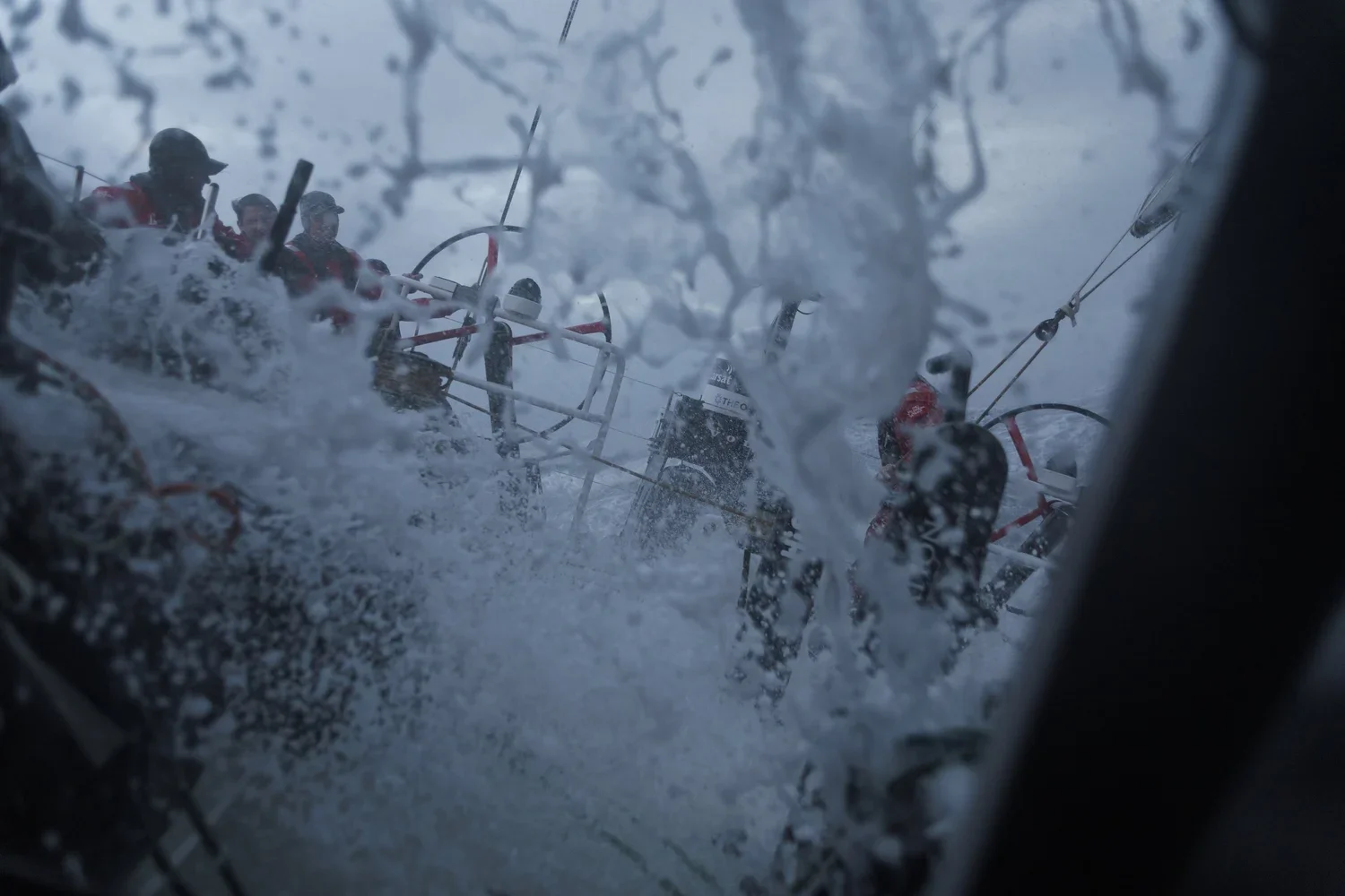 Action photography during The Ocean Race 22/23.