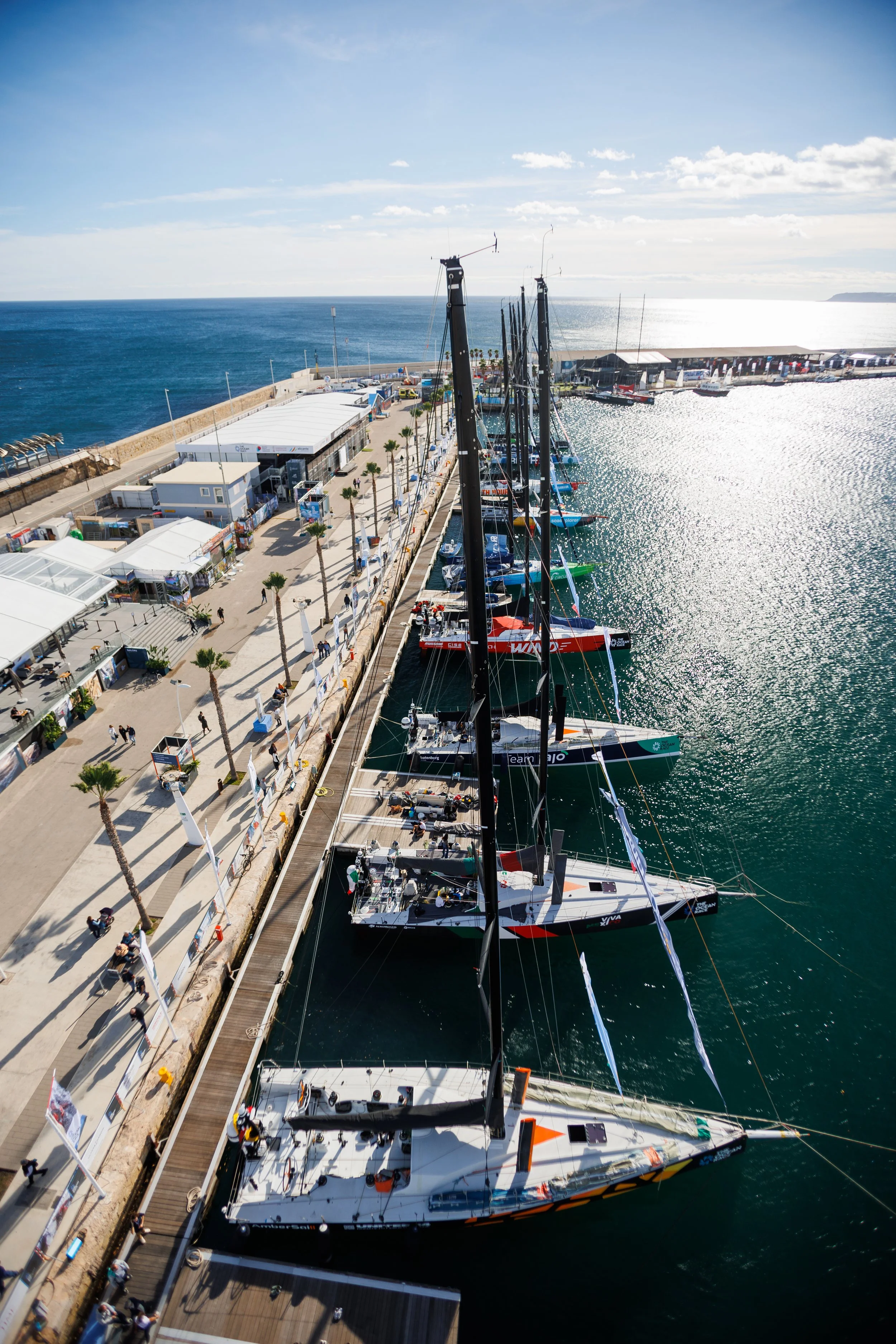 The Ocean Race docks.
