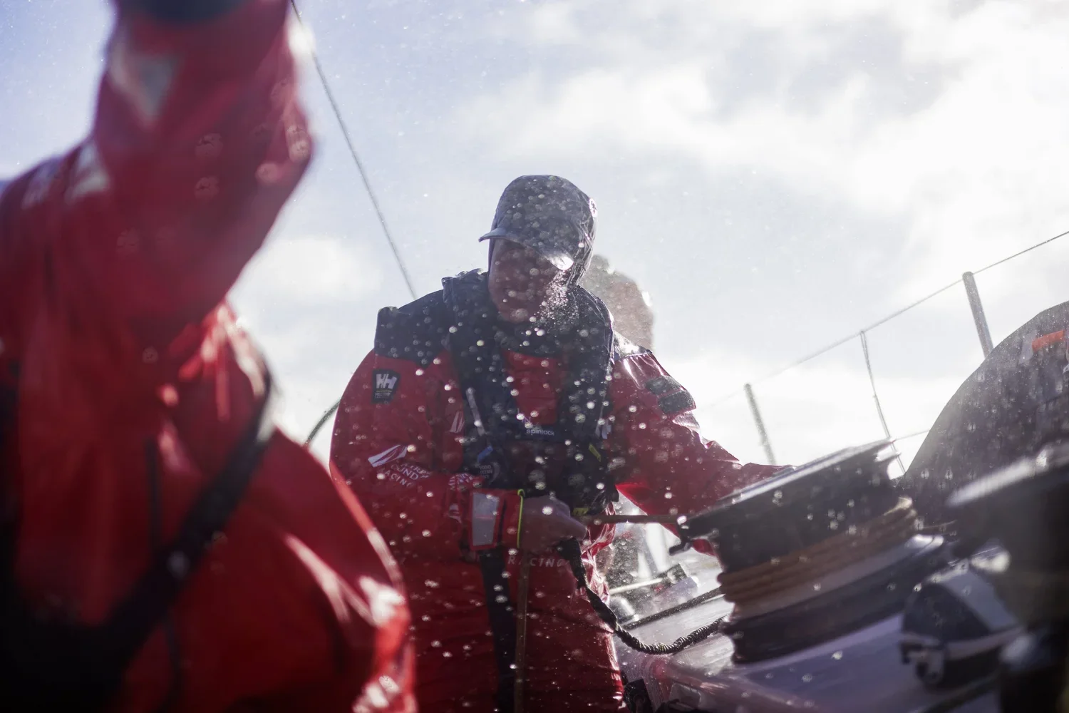 Action photography during The Ocean Race 22/23.
