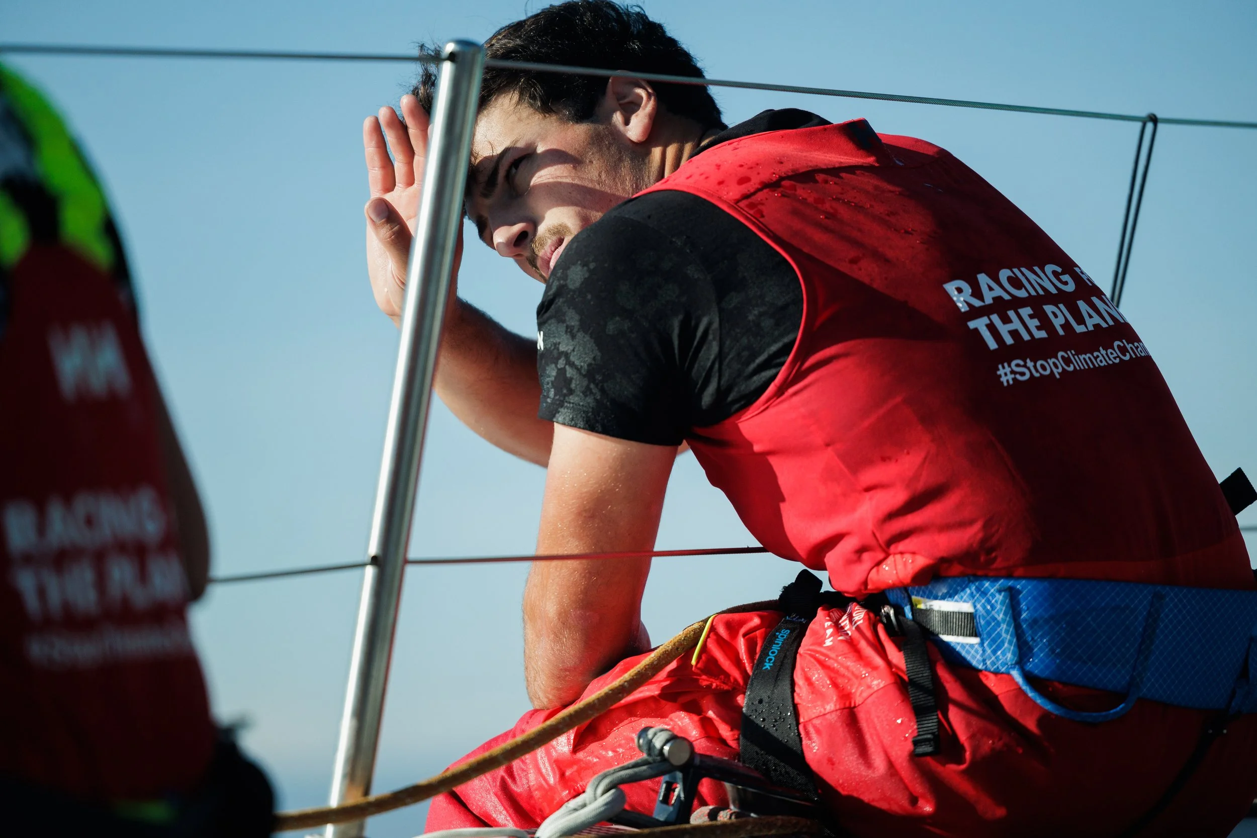 First leg of the Ocean Race as onboard Reporter. 45kts of wind, 4 meters waves,  and upwind sailing. 
This is the kind of forecast humans and cameras don't like, but we know how to handle this. Here are a few shot we did during this leg.