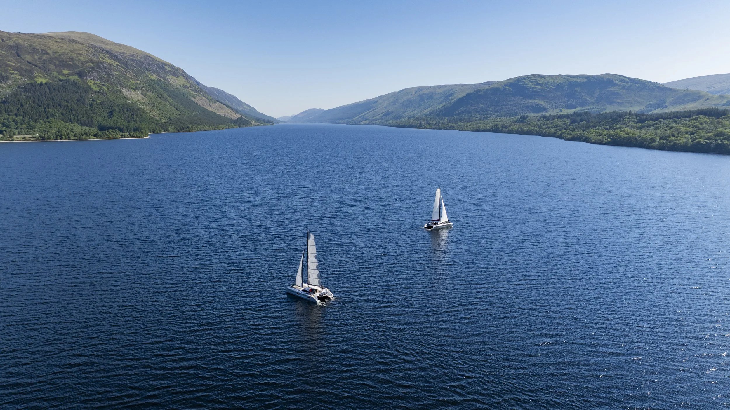 Shooting in the fjörds was absolutely fabulous. An Outremer experience.