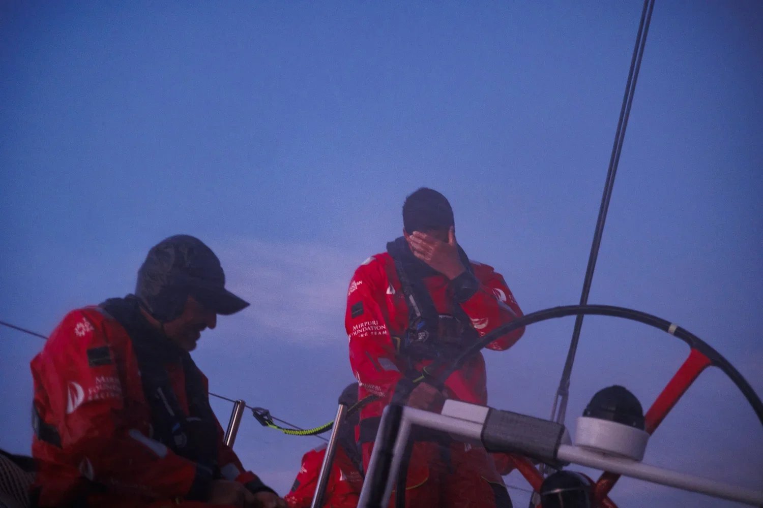Action photography during The Ocean Race 22/23.