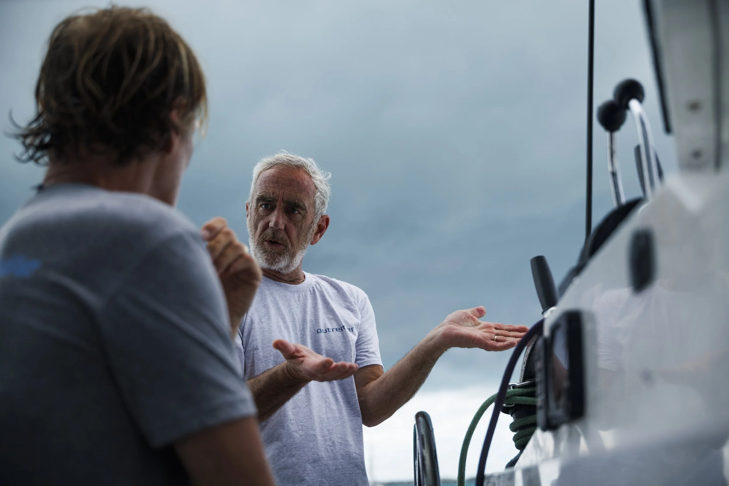 Loïck Peyron as a coach and ambassador for Outremer. We went in the Bahamas to shoot a VLOG for them featuring himself, and shooting the whole fleet to cover the event.