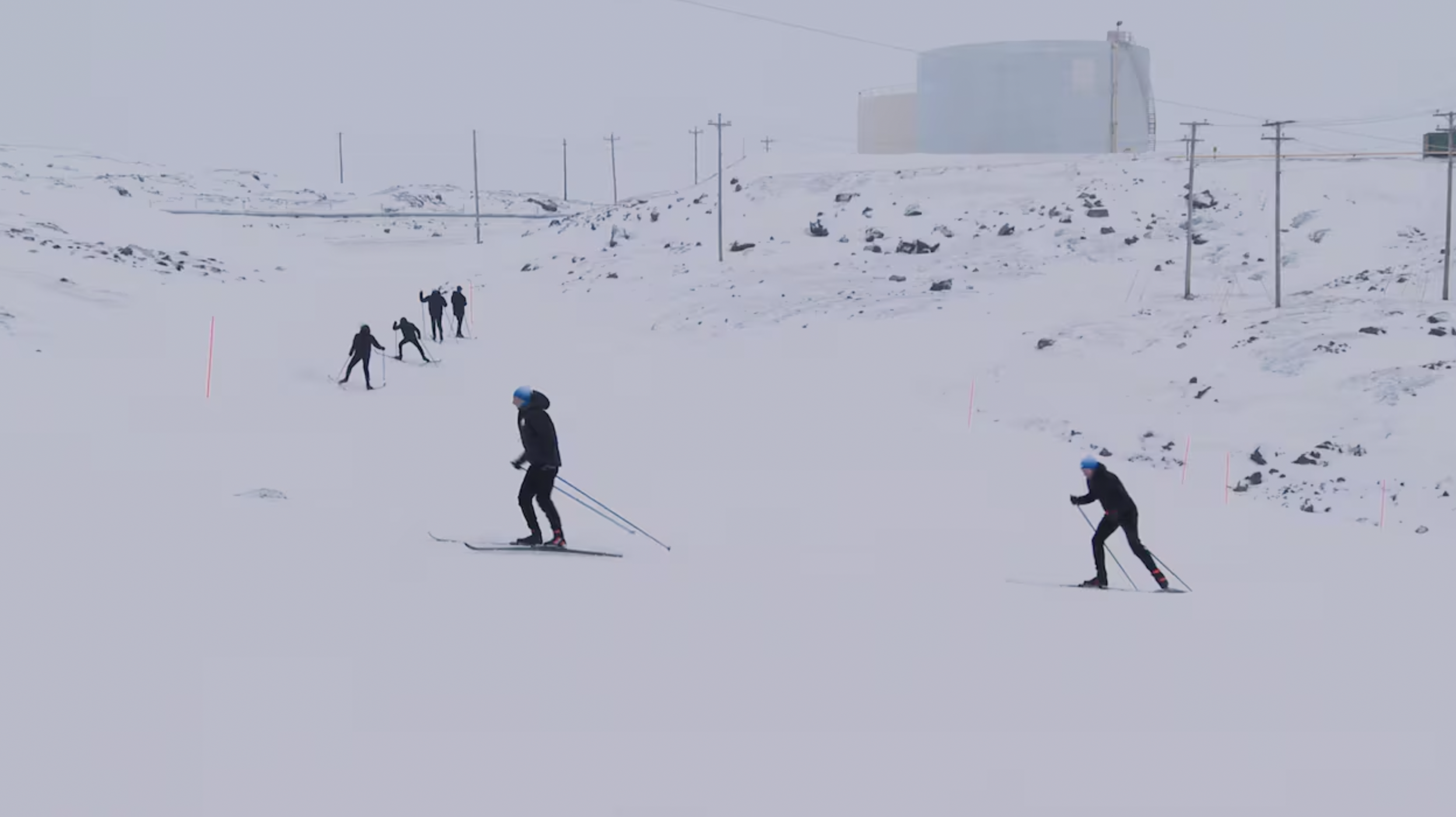 Nunavut AWG ski team trains in 'sticky' snow