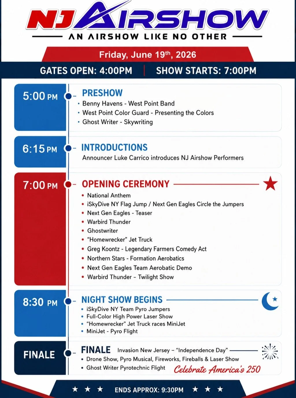 The official schedules for the 2026 NJ Airshow are now live. ✈️

📅 June 19&ndash;21, 2026 &bull; Father&rsquo;s Day Weekend
📍 Greenwood Lake Airport &ndash; West Milford, NJ

Save 15% OFF with promo code IG15
👉 njairshow.com

Schedule and Performe