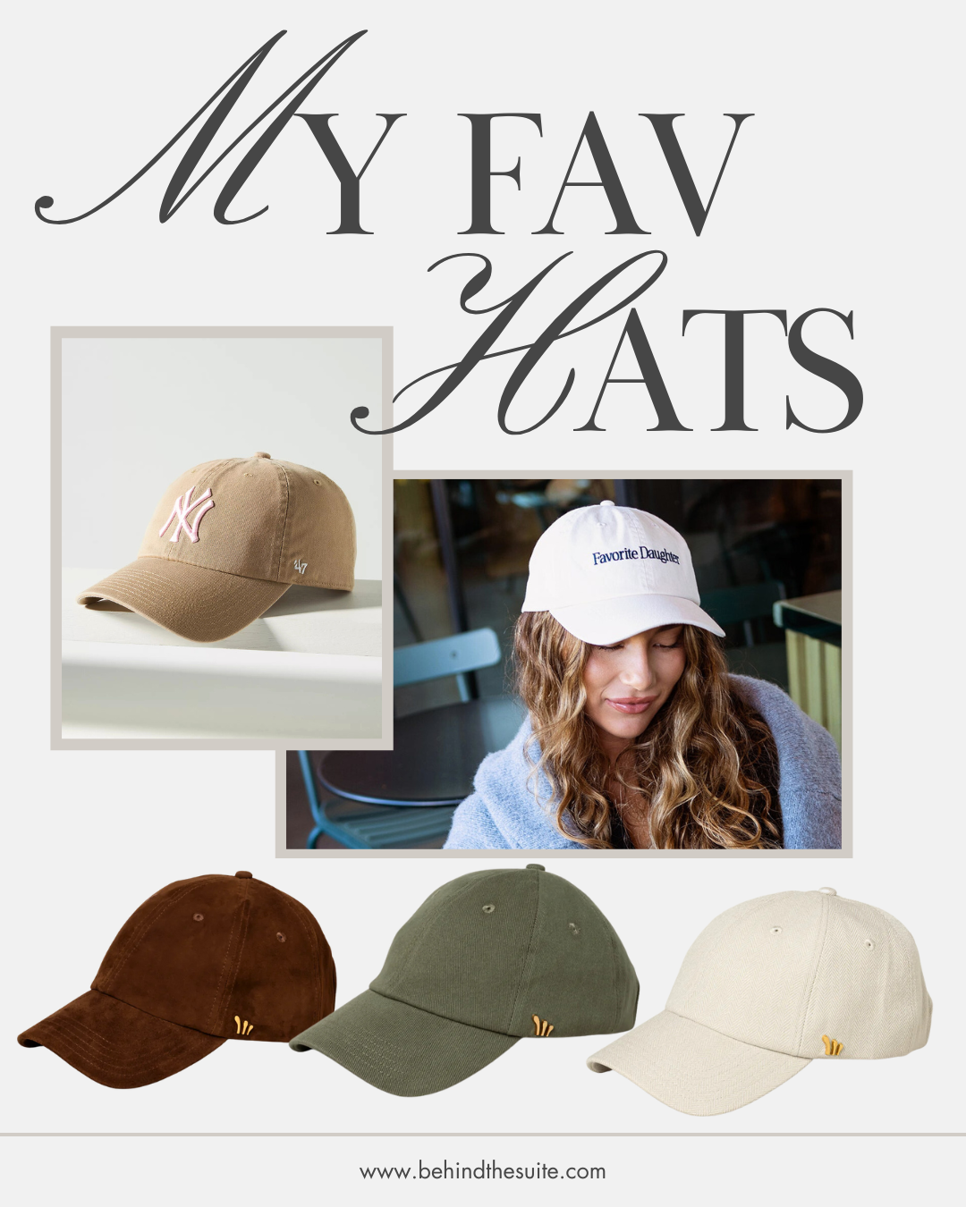 My Favorite Hats (and a Little Hair regrowth milestone)