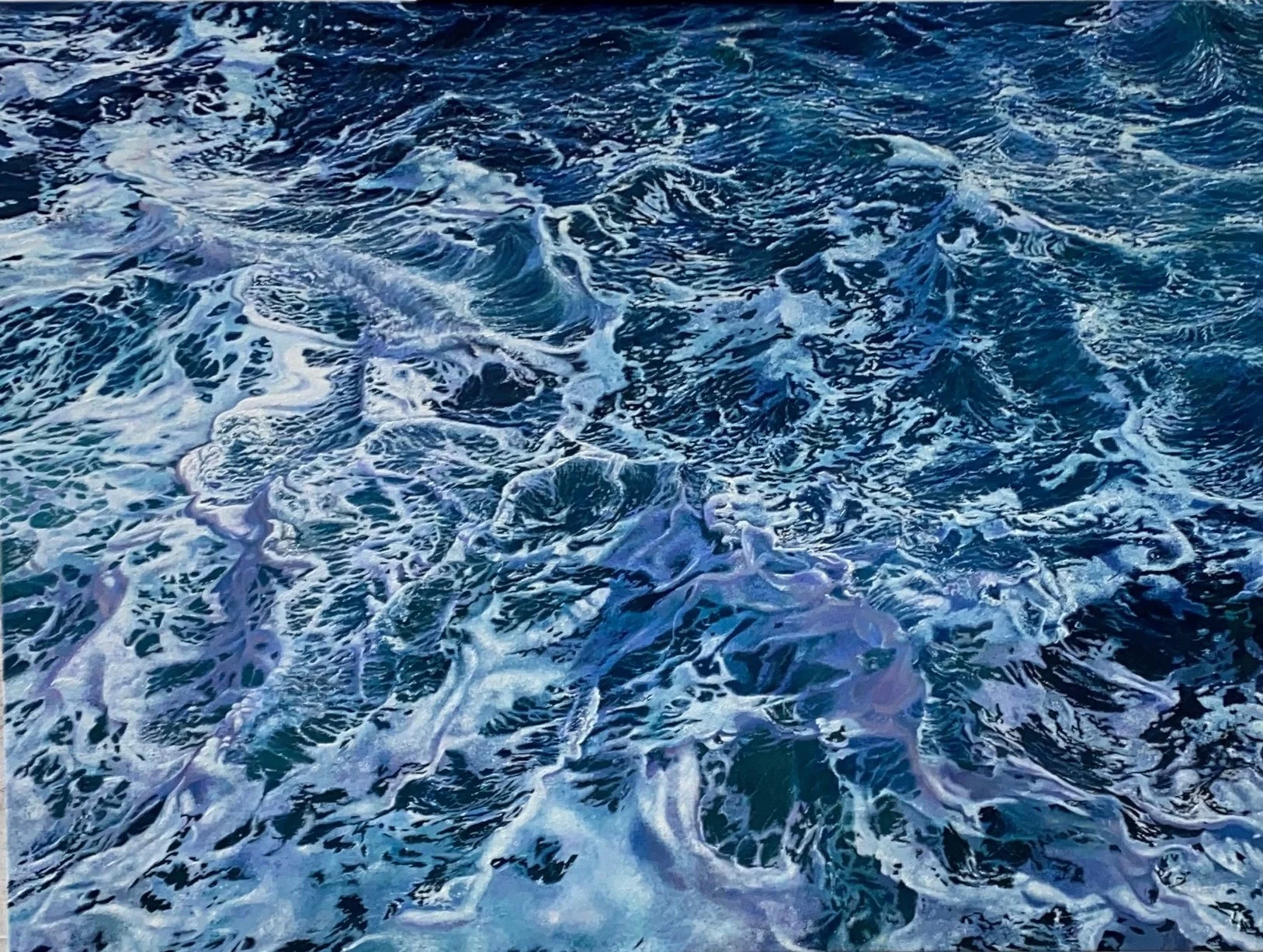 Last waves 120 x 160 cm