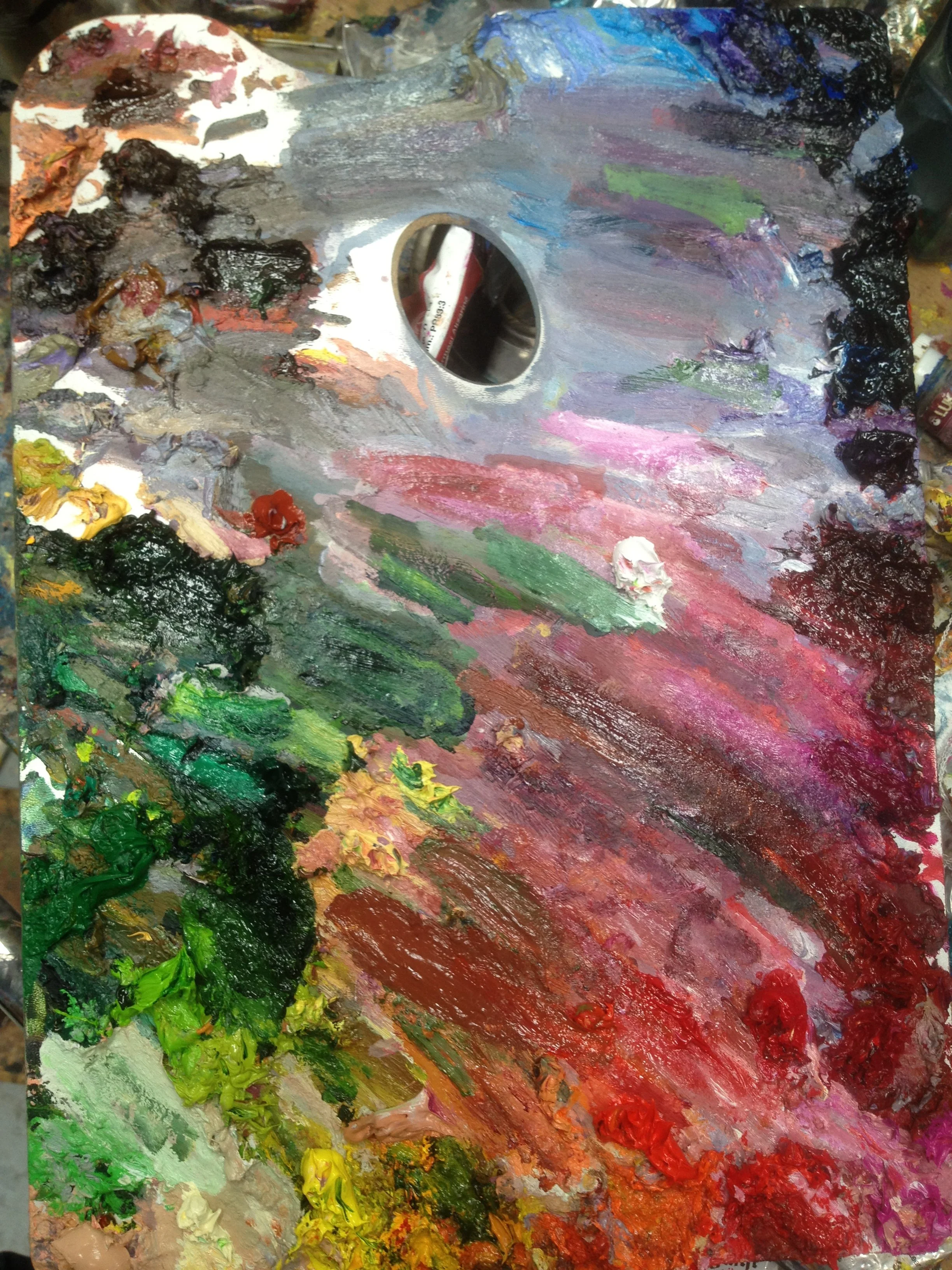 Die Palette als Arbeitsfläche