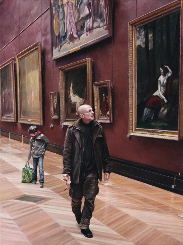 Museumsbesucher vor historischen Porträts – Lars Reiffers