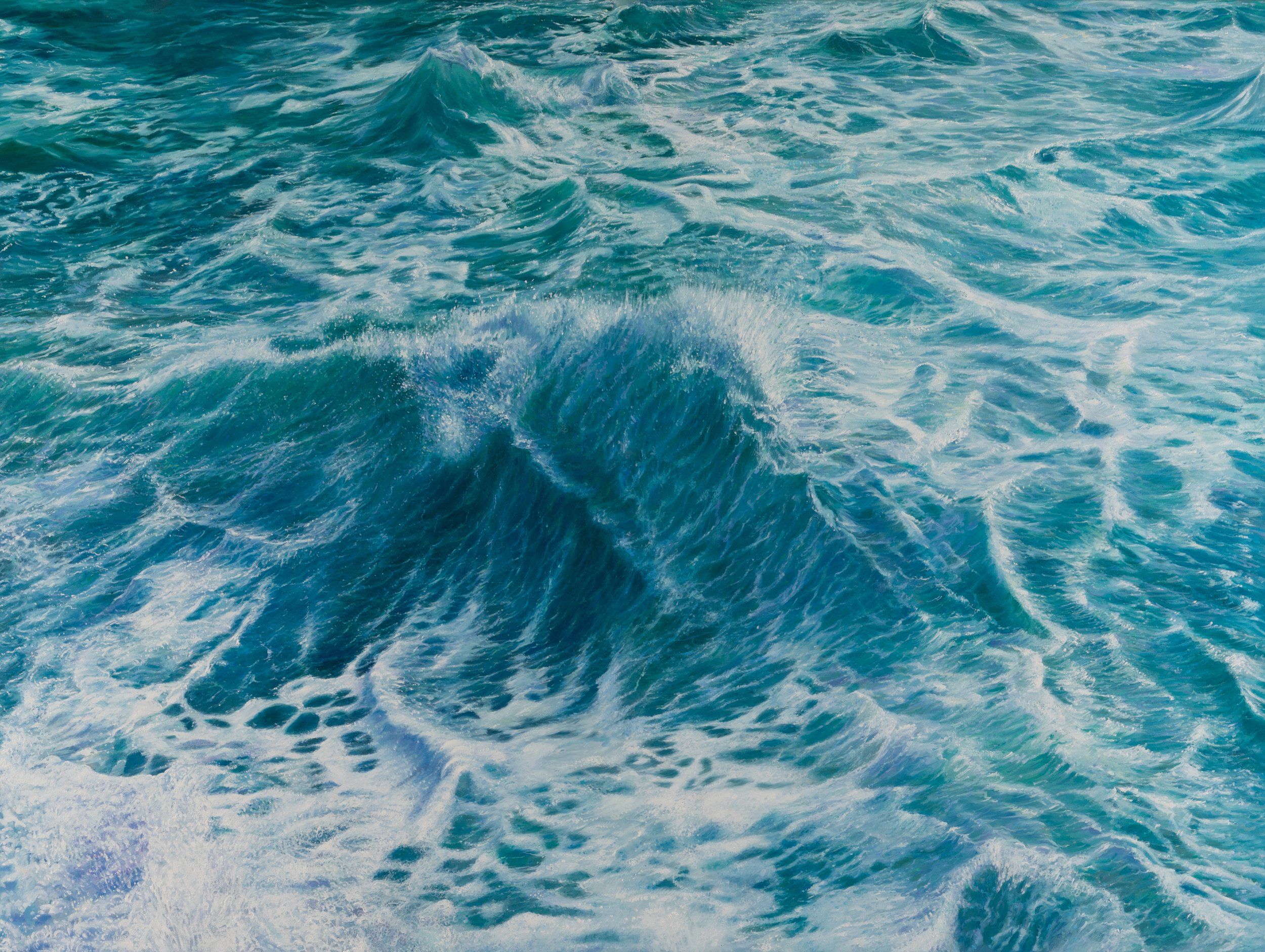 endless motion 120x160 cm Öl auf Nessel