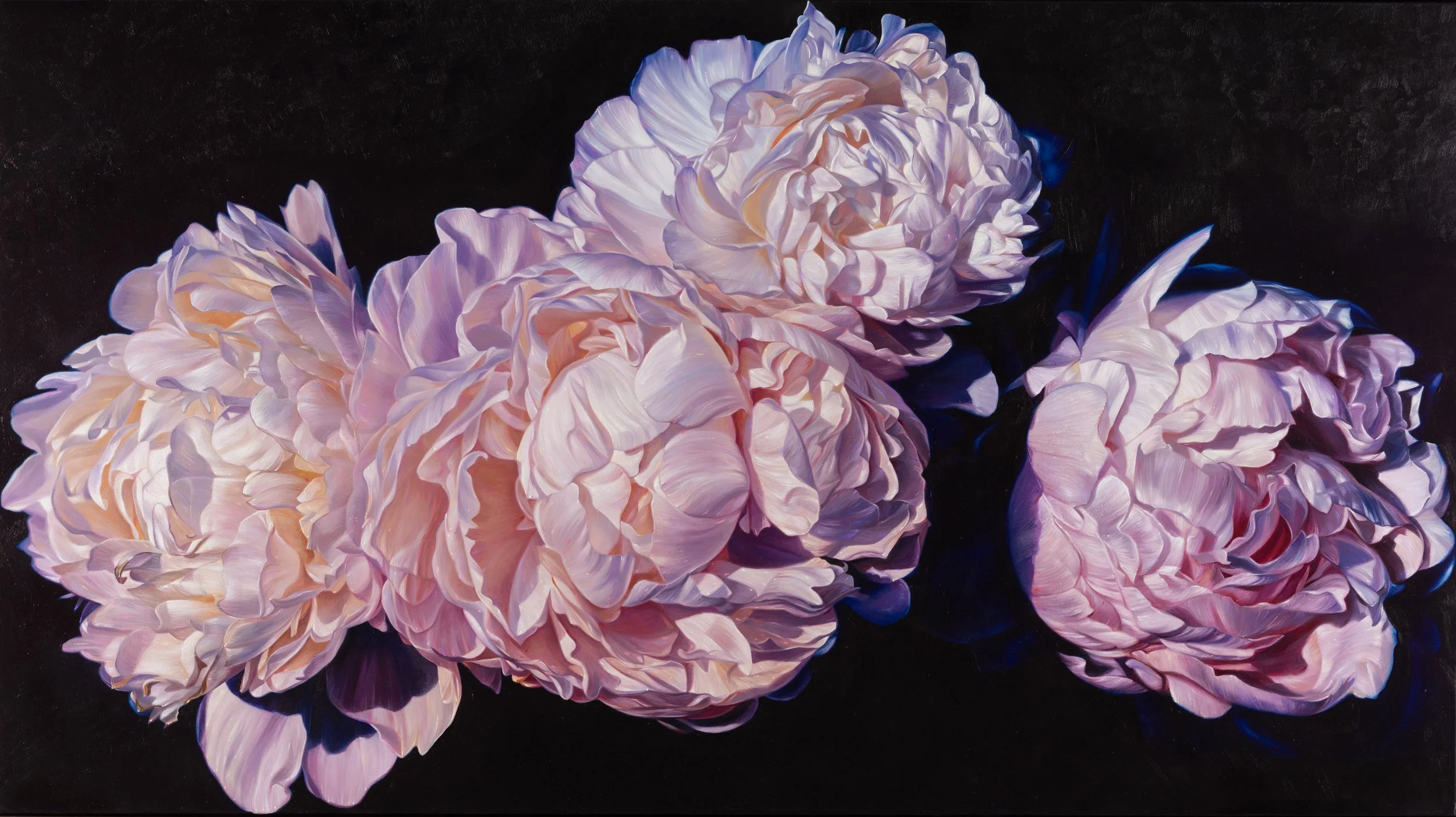 After the Bloom 100x180 cm Öl auf Nessel