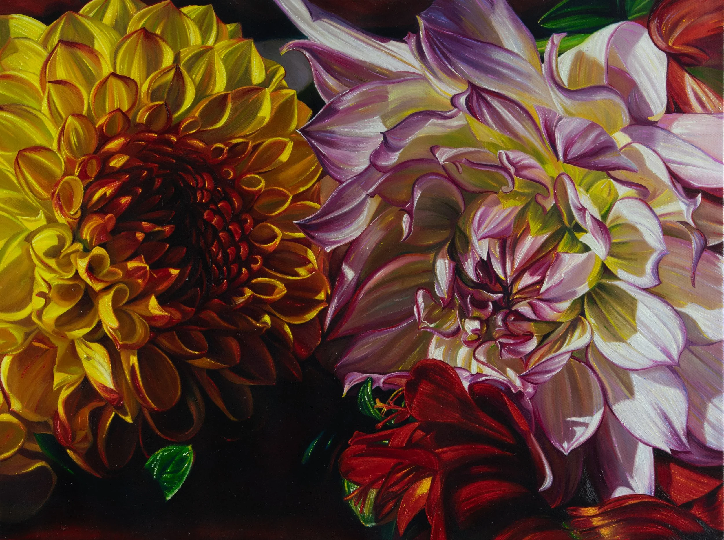 Late Summer 80x60 cm Öl auf Nessel