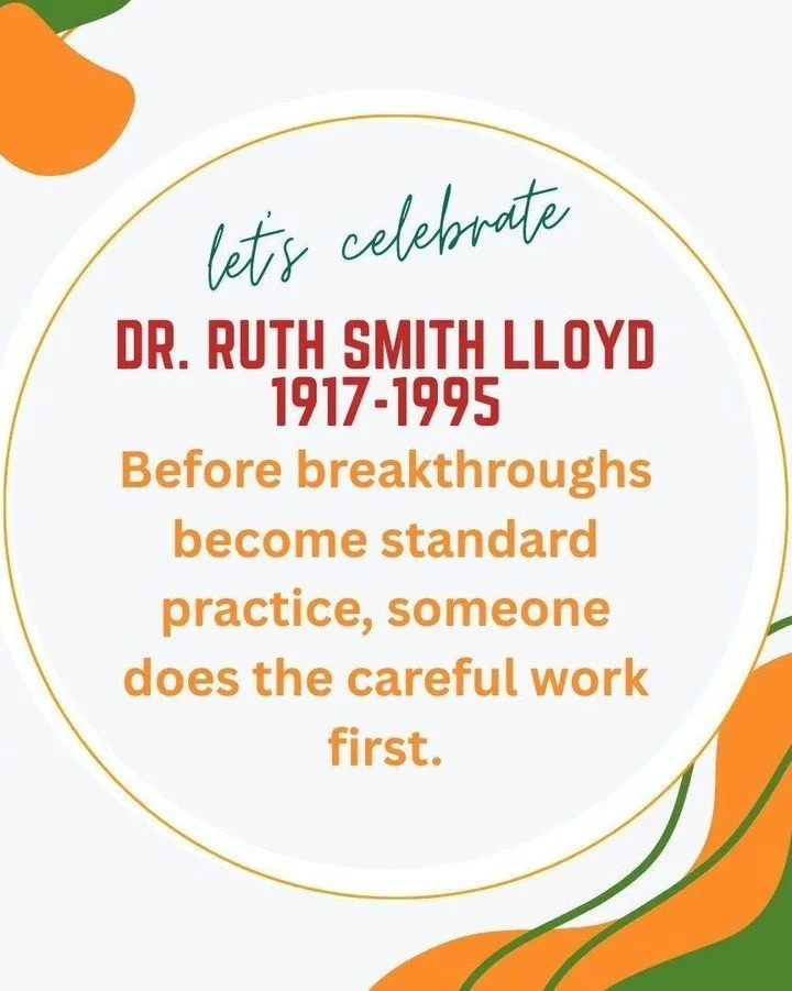 What if the most powerful innovations are the ones alive inside of you, but you&rsquo;ve never seen them? 

For Dr. Ruth Smith Lloyd, Ph.D., innovation looked like research. Precision. Discipline.

As the first African American woman to earn a Ph.D. 