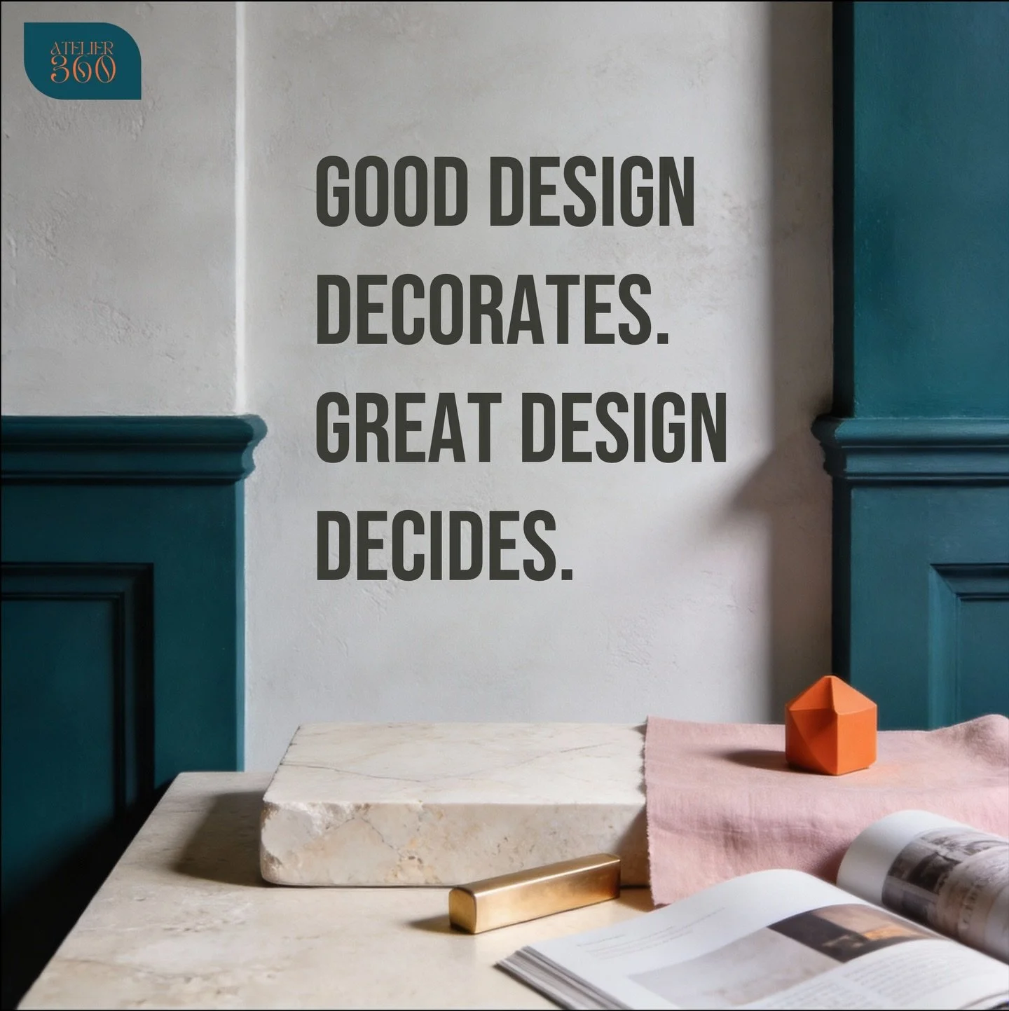 Every pixel should have a job. 
Decoration is optional. Direction isn&rsquo;t.
#branding #designthinking #strategy