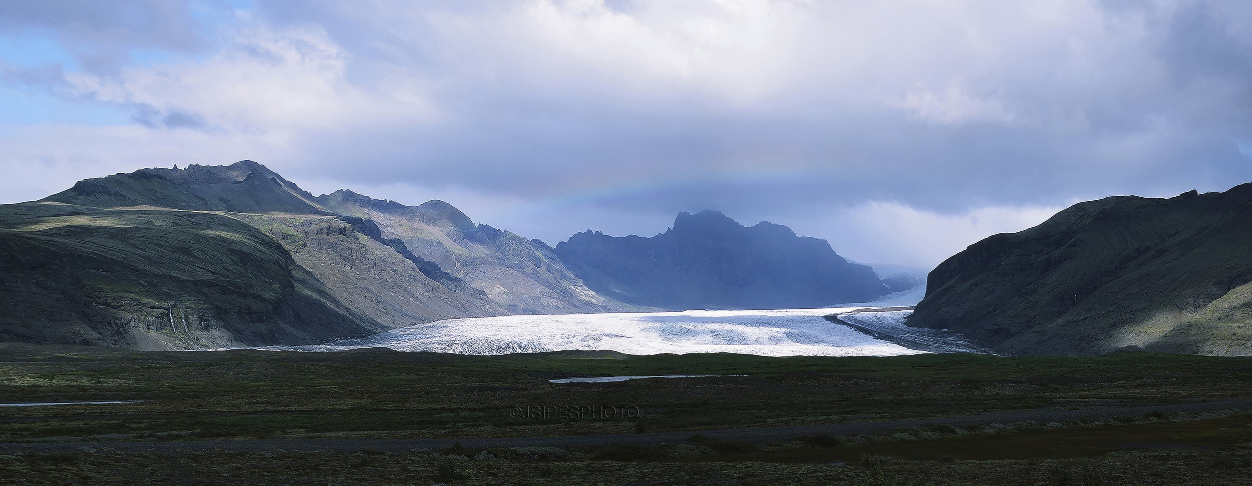 Rainbow over Glacier