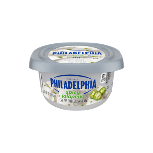 Philadelphia Spicy Jalapeño Cream Cheese Spread, 7.5 OZ Tub.png