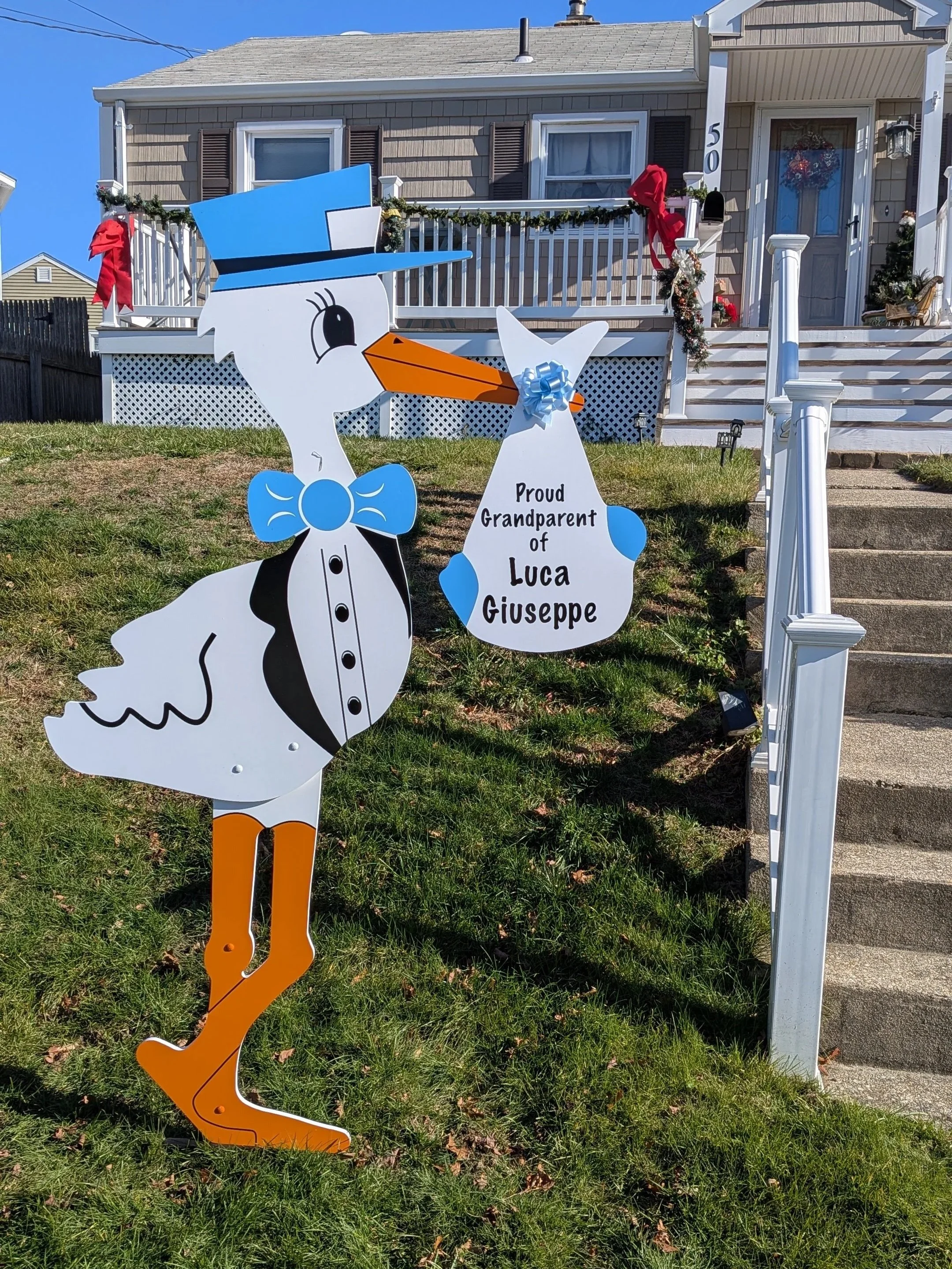 Stork Rental - Personalized Grandparent