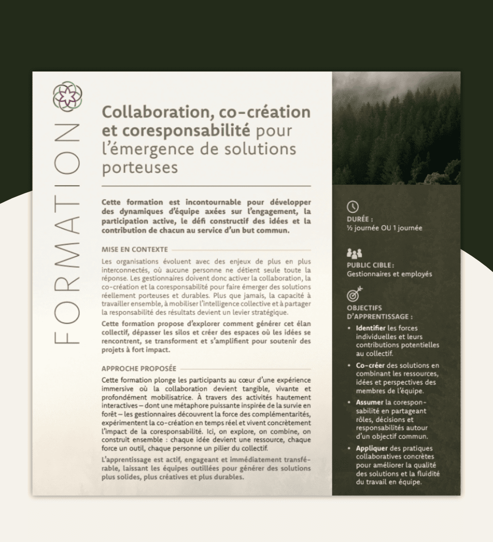 formation co-création koevä