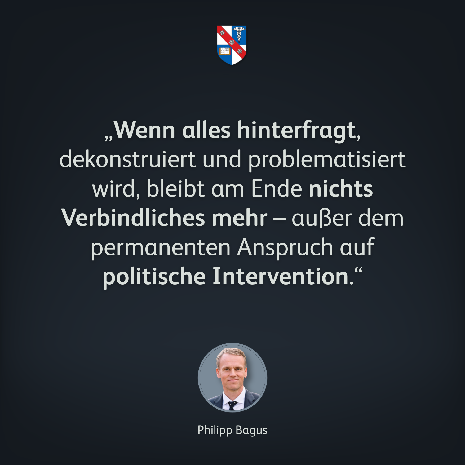 Zitat Philipp Bagus