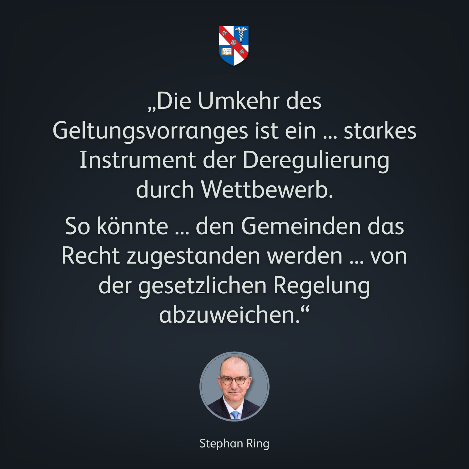 Zitat Stephan Ring